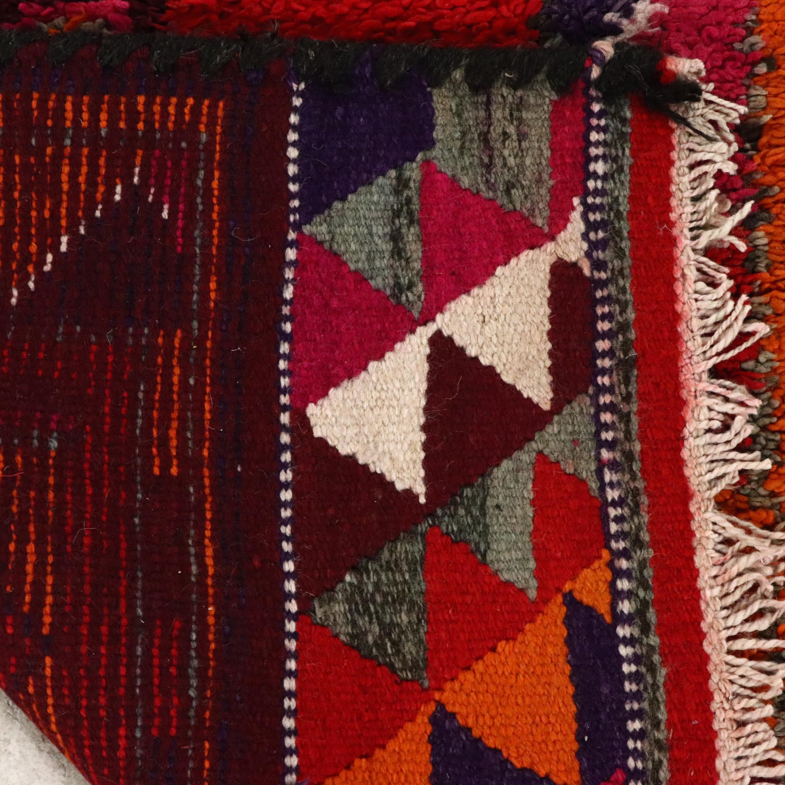 2'10 x 8'7 Hand-Knotted Moroccan Berber Carpet Runner