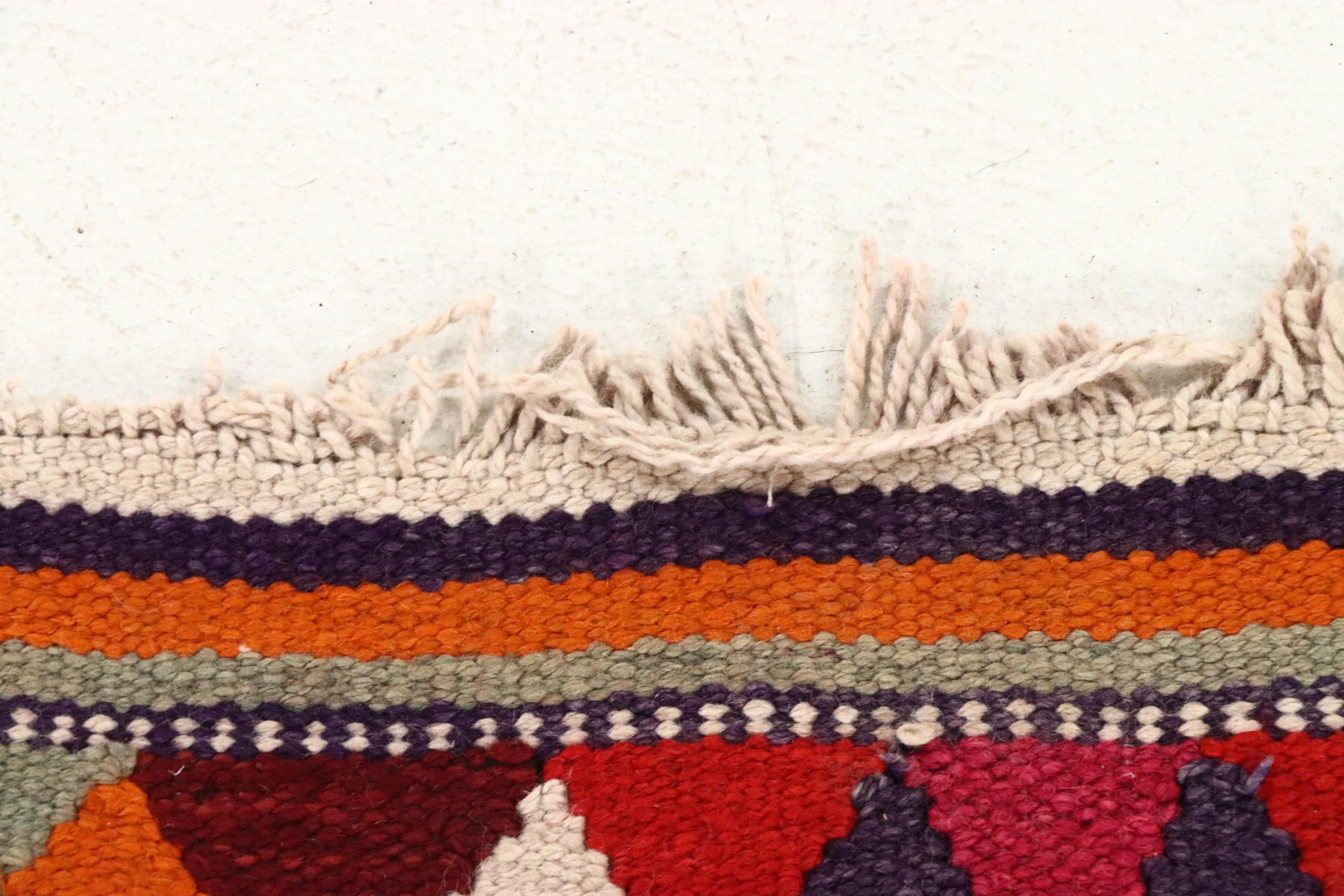 2'10 x 8'7 Hand-Knotted Moroccan Berber Carpet Runner