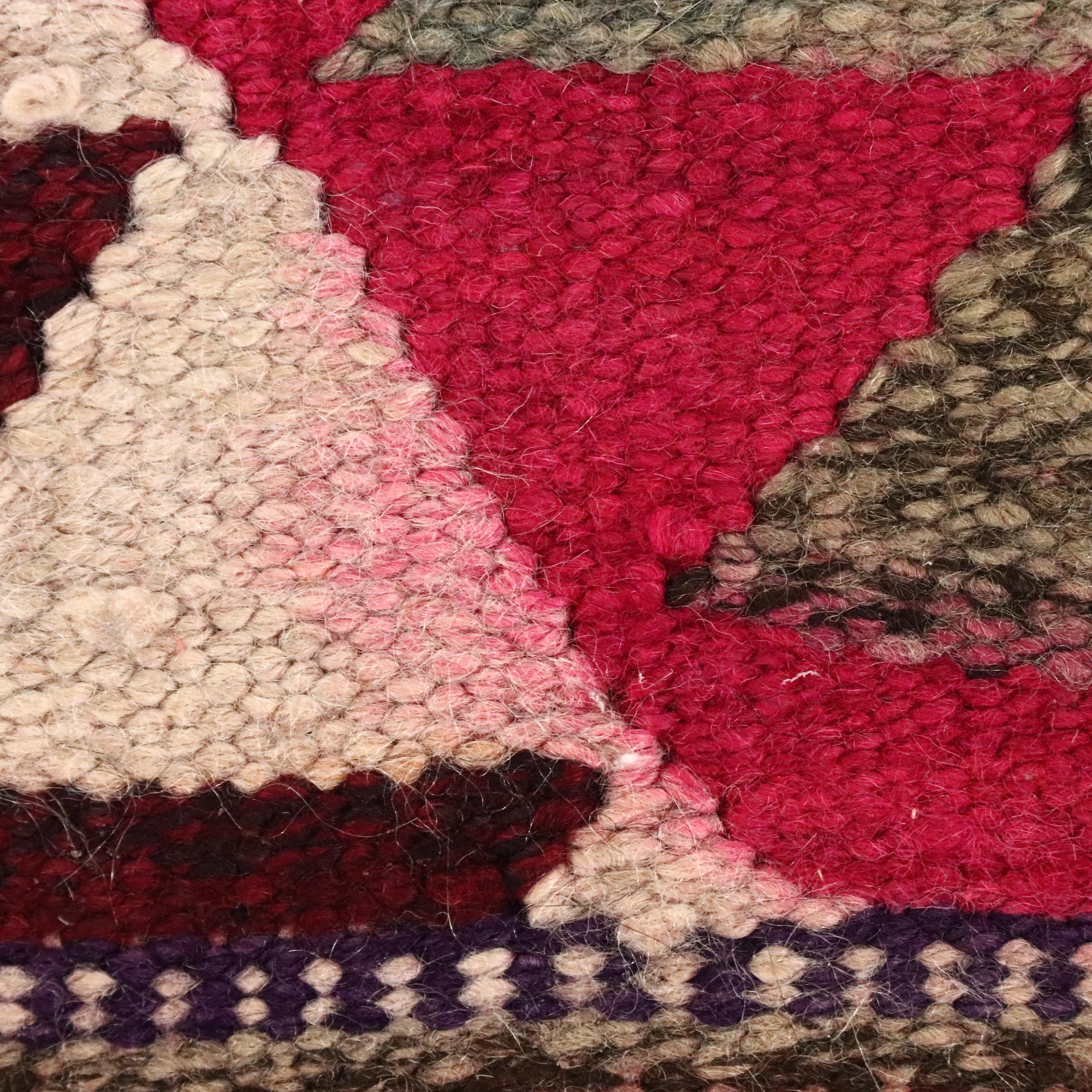 2'10 x 8'7 Hand-Knotted Moroccan Berber Carpet Runner