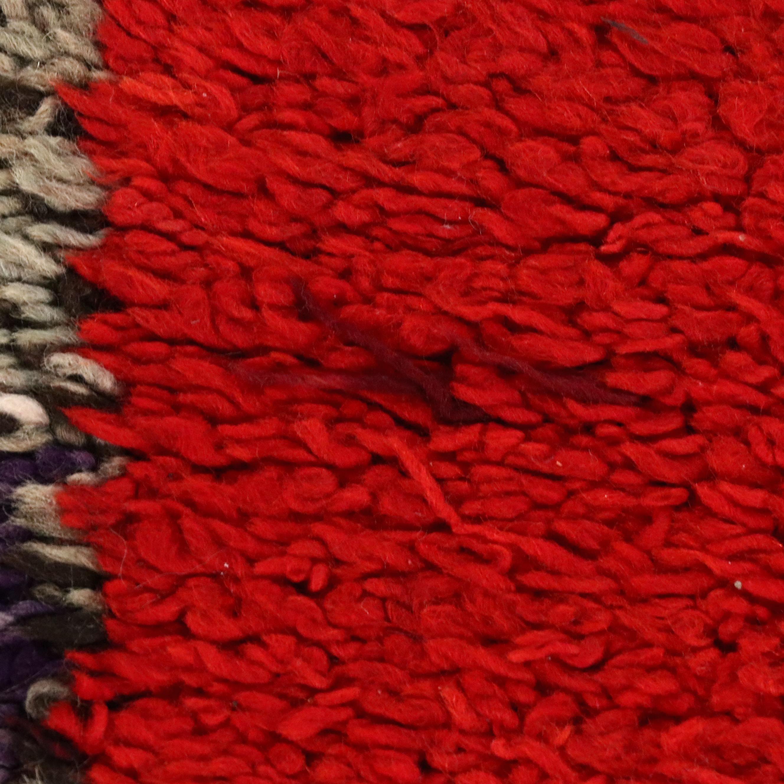 2'10 x 8'7 Hand-Knotted Moroccan Berber Carpet Runner