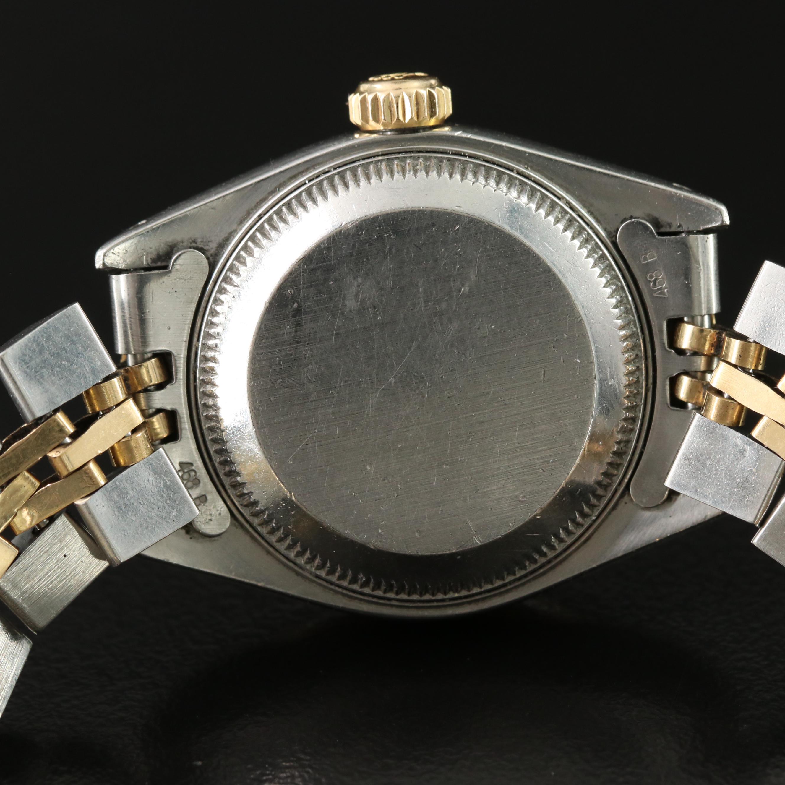 Rolex Datejust 69173 Pyramid Dial 26mm 18K Gold & Steel Automatic Watch