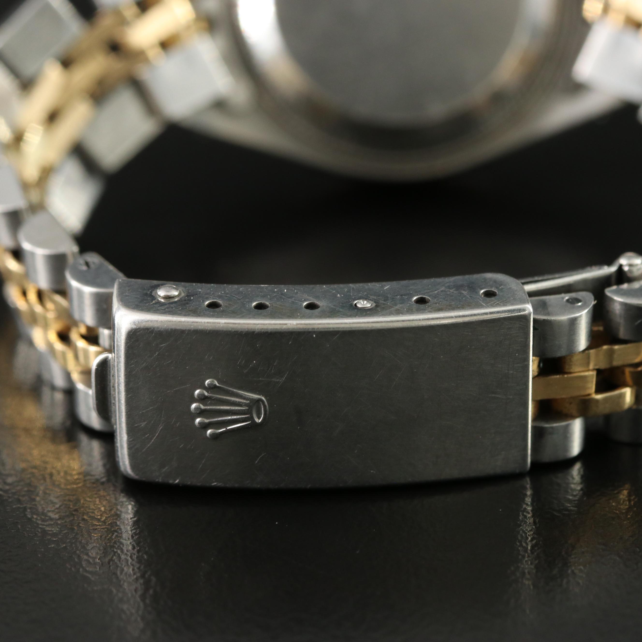 Rolex Datejust 69173 Pyramid Dial 26mm 18K Gold & Steel Automatic Watch