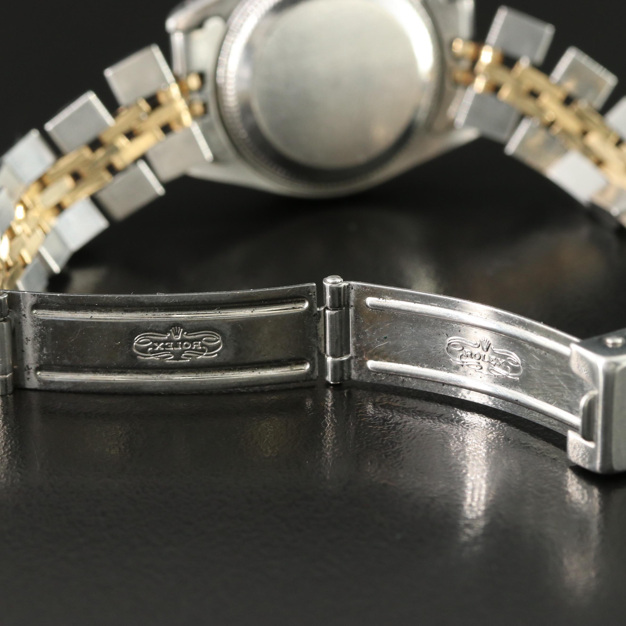 Rolex Datejust 69173 Pyramid Dial 26mm 18K Gold & Steel Automatic Watch