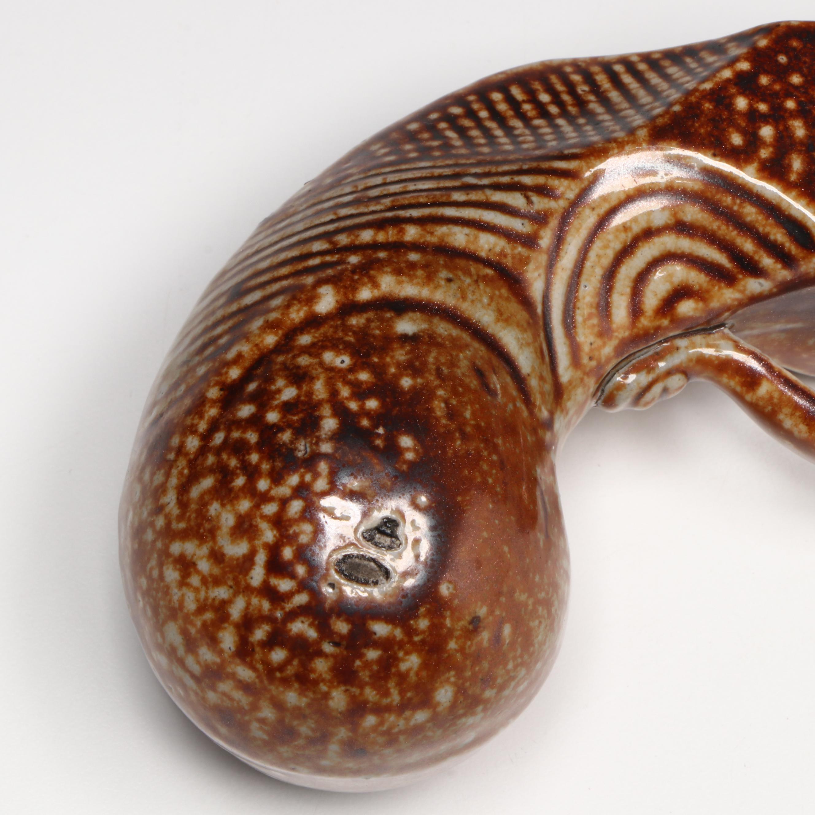 Stephen Green of Lambeth Stoneware Flintlock Pistol Flask, 19th Century