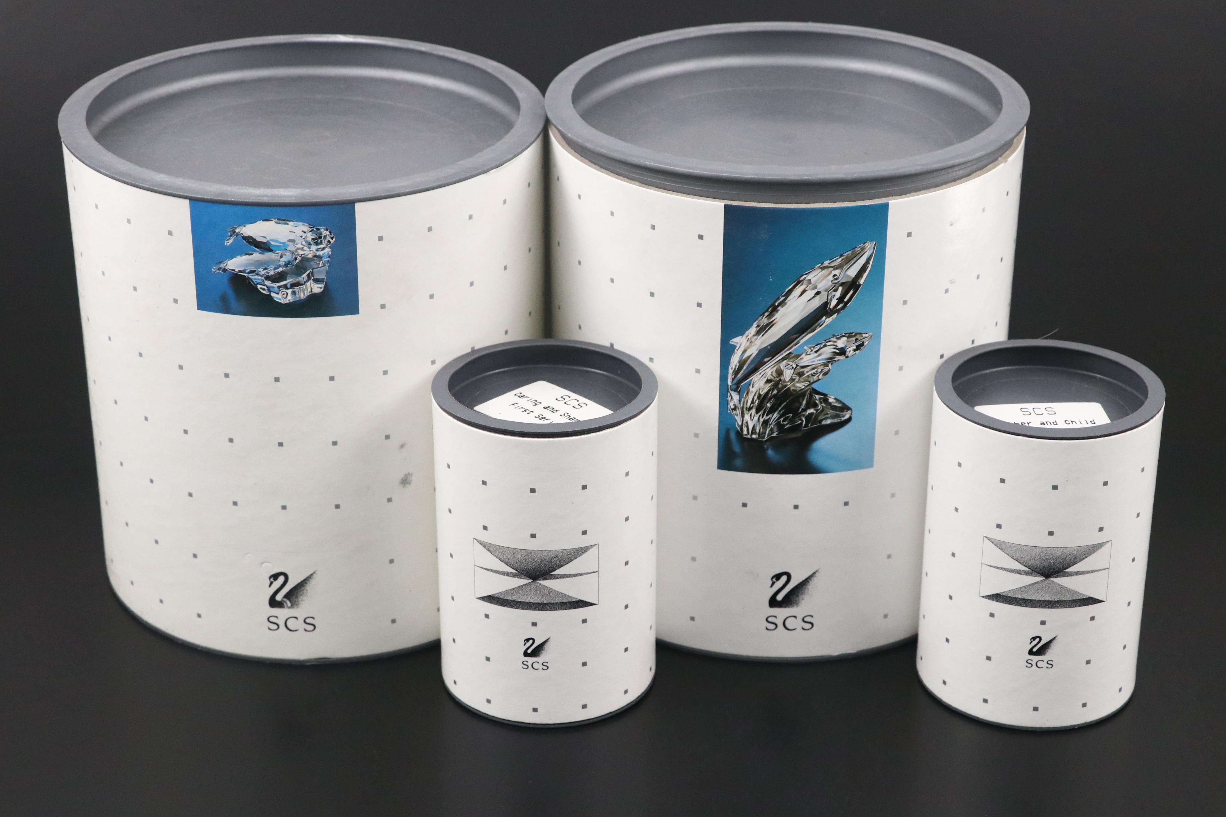 Swarovski Crystal "Save Me - The Seals" and "Care for Me - The Whales"