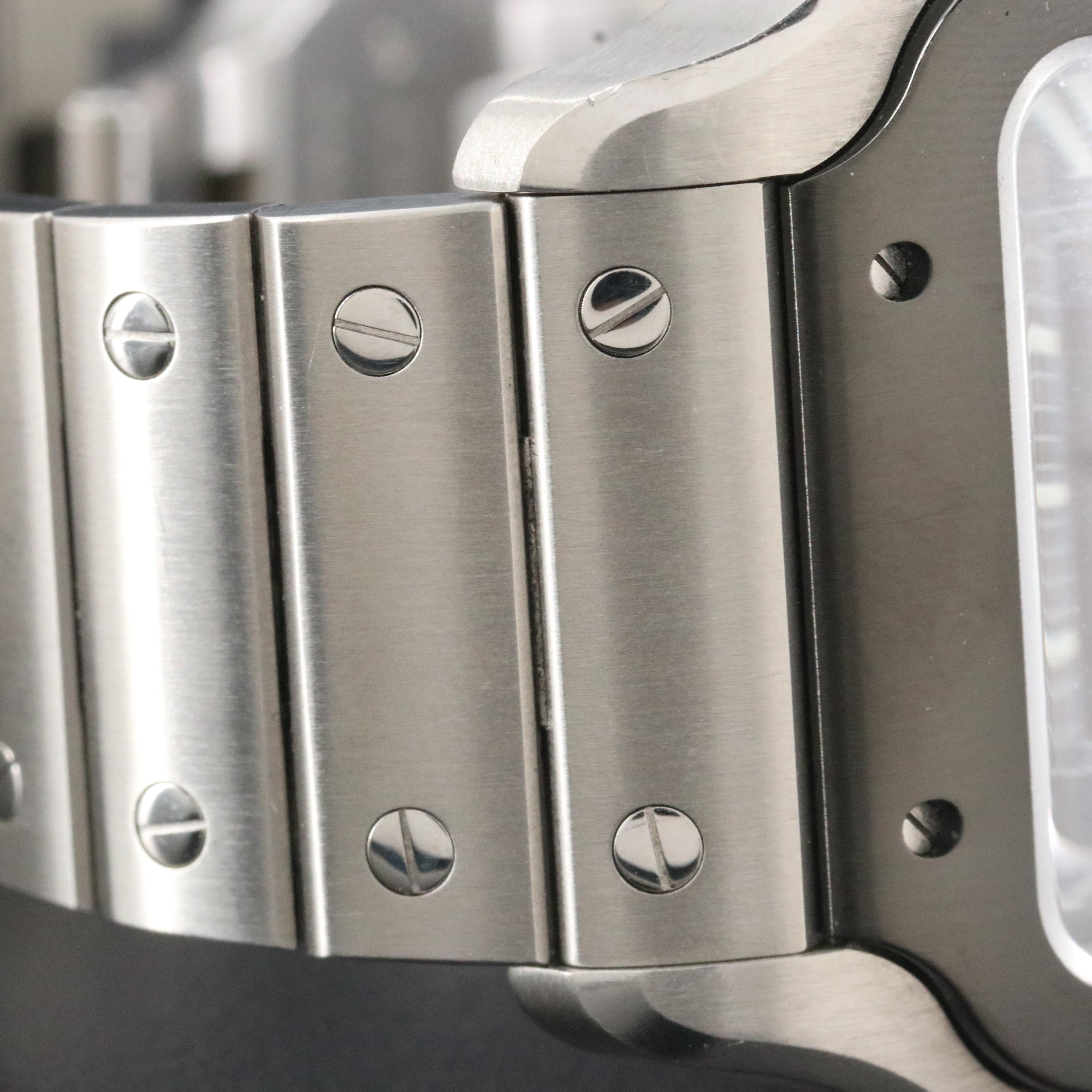 Cartier Santos de Cartier Grey Dial 38mm Steel Automatic Watch WSSA0037