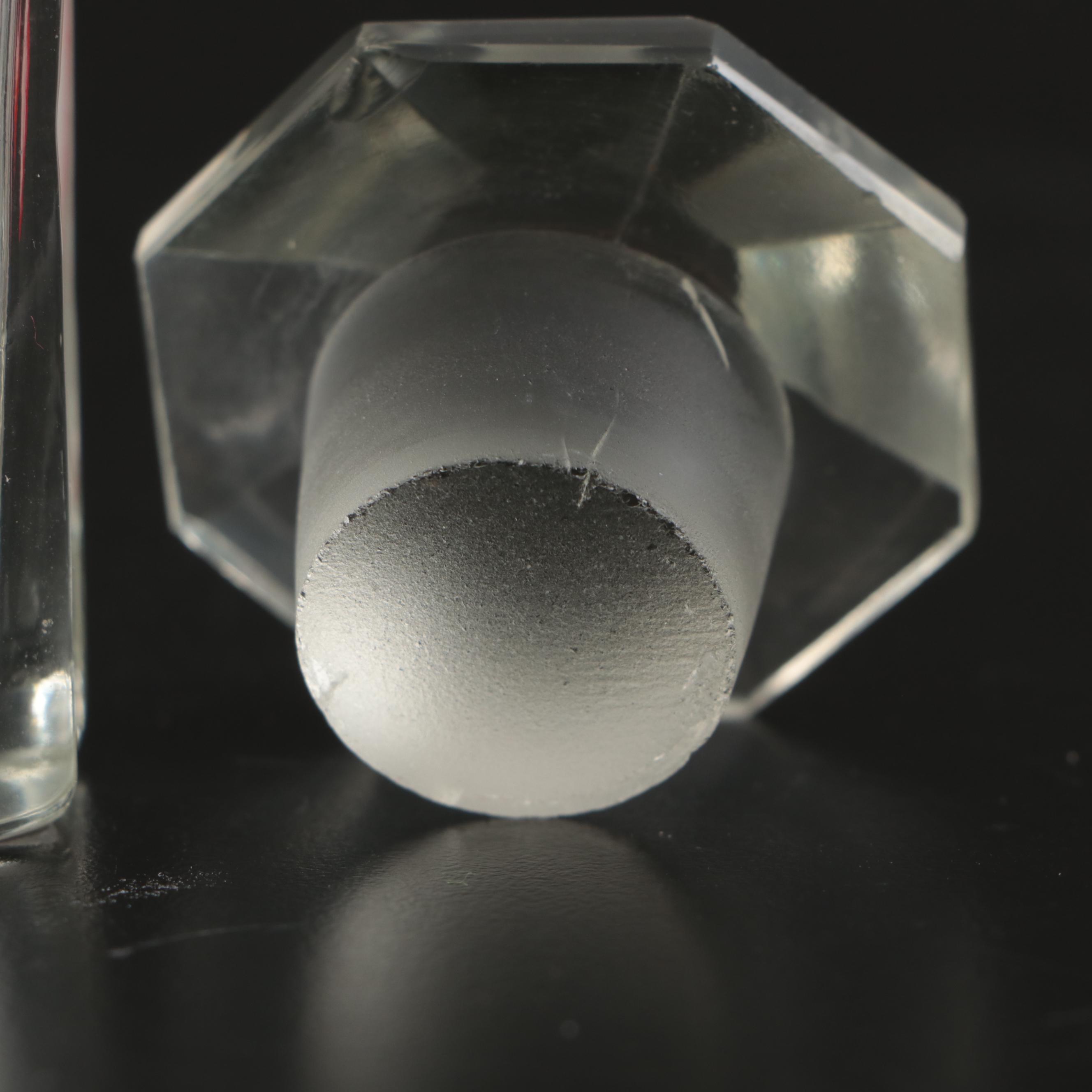 Hungarian Glass Morphine Hydrochloride Apothecary Bottle