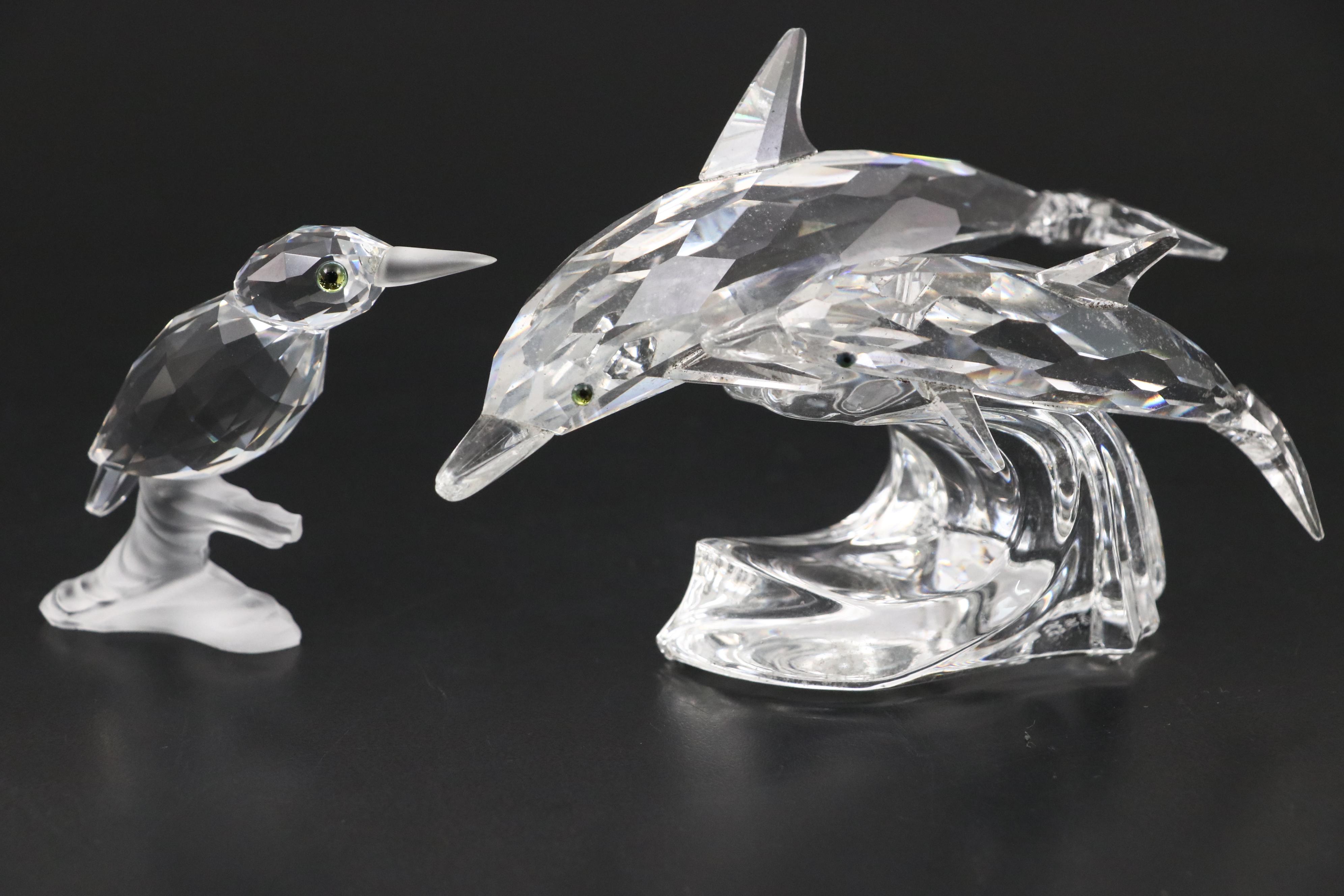 Swarovski Crystal "Blowfish", "Whale" and More Aquatic Animal Figures