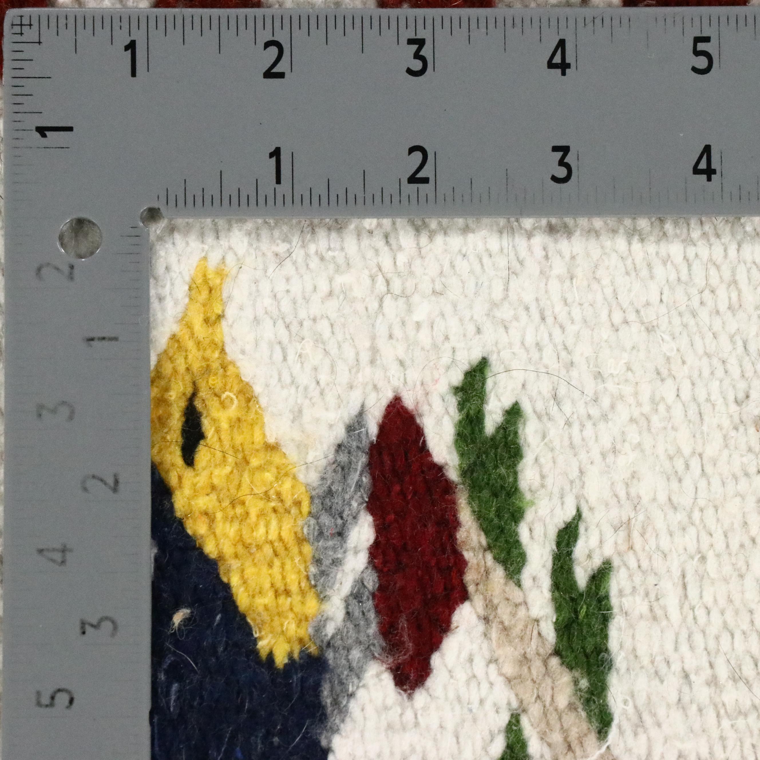 2'3 x 3'4 Handwoven Mexican Tree of Life Accent Rug