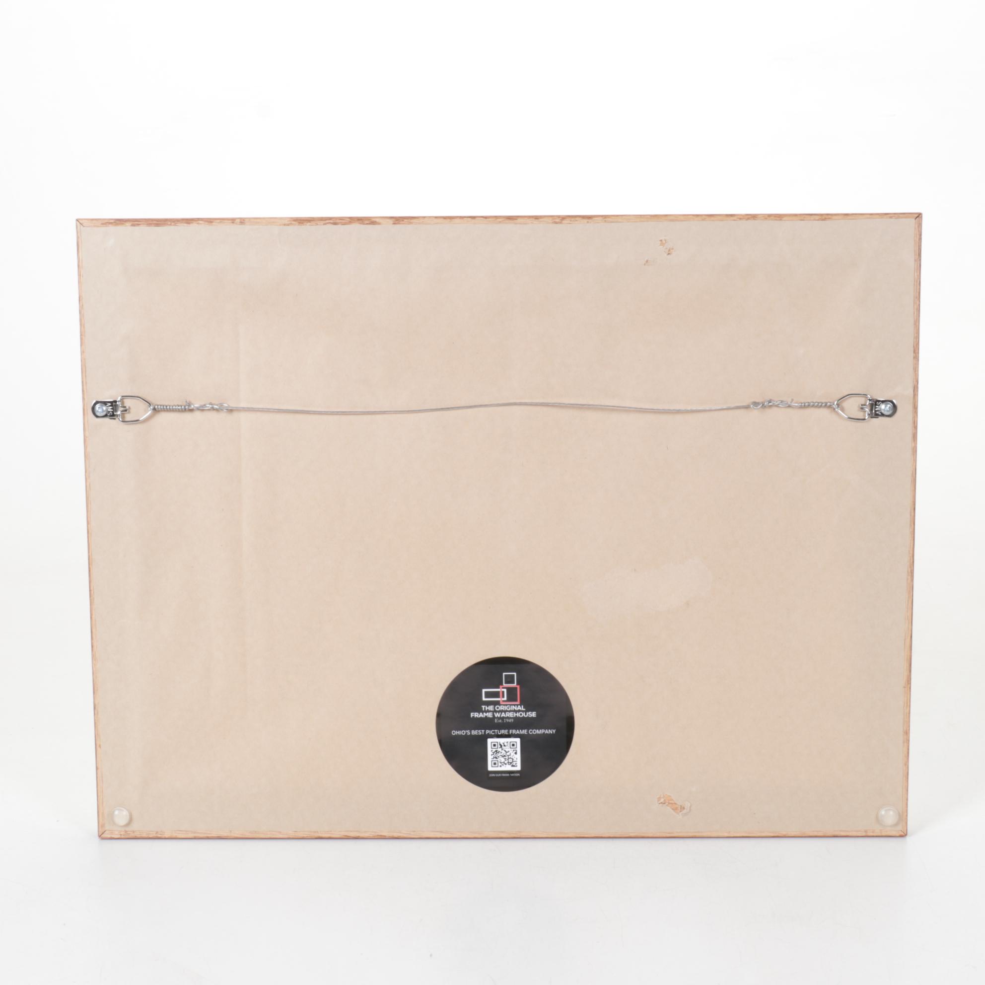 Charley Harper Offset Lithograph "Whooping Crane"