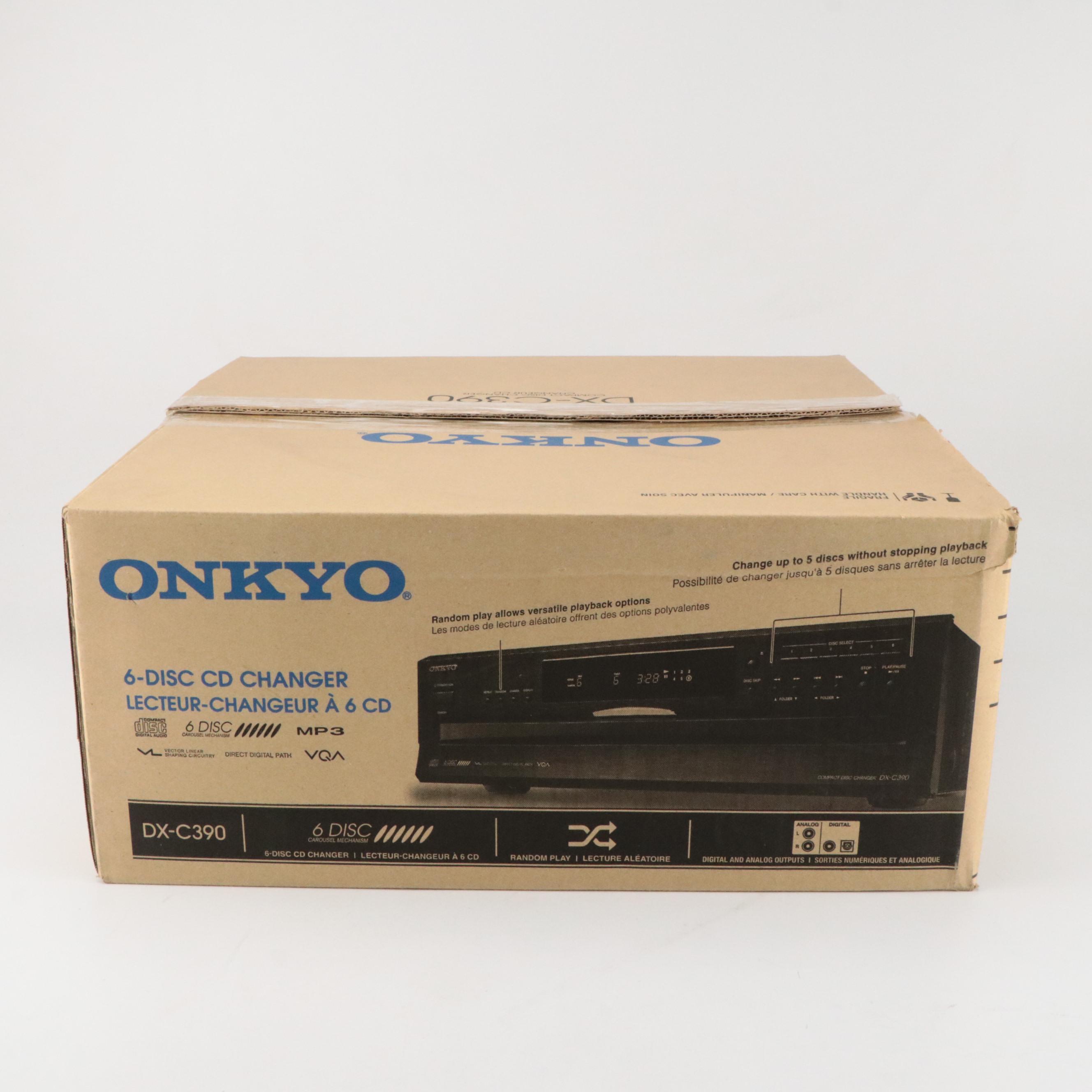 Onkyo DX-C390 6-Disc CD Changer with Remote, 2022