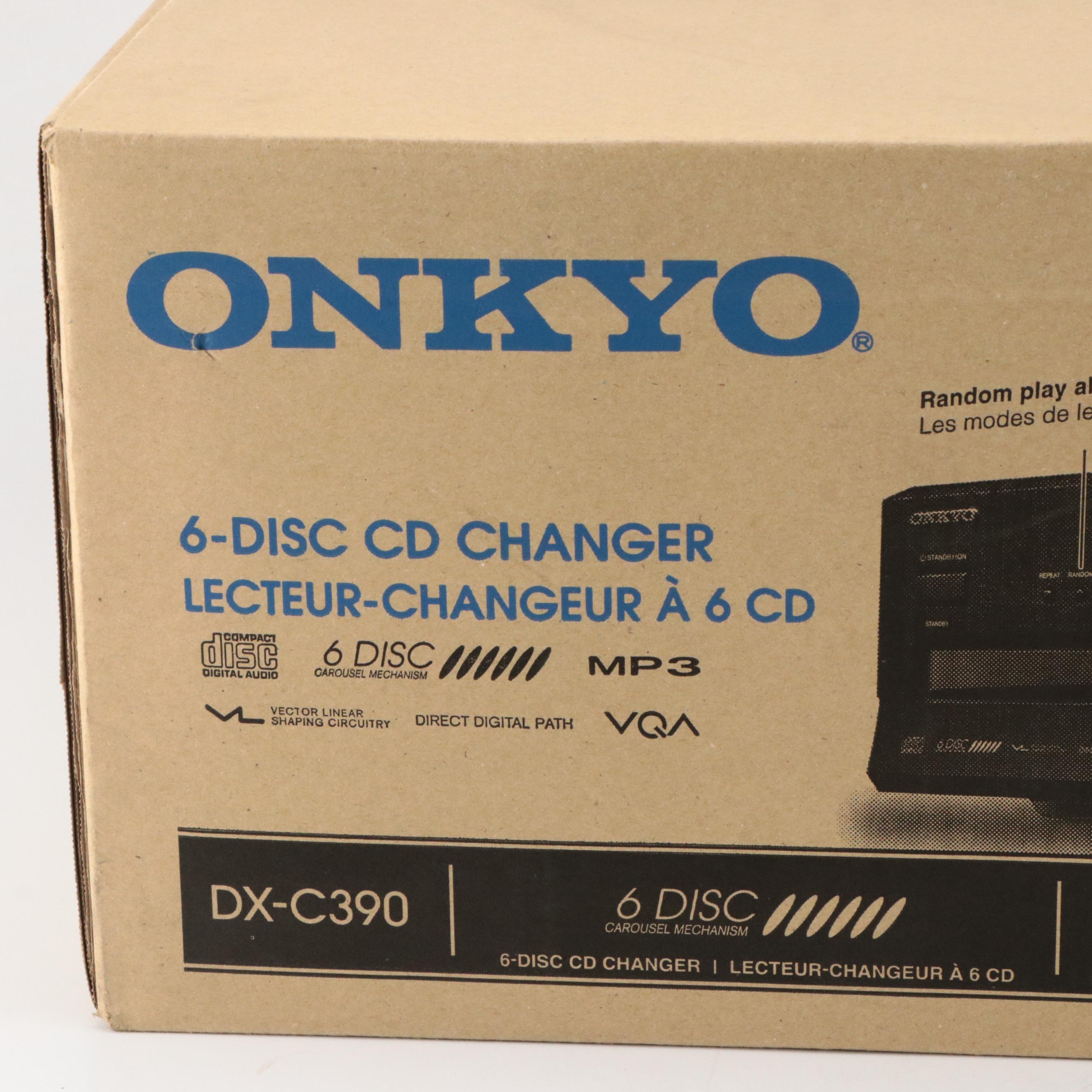 Onkyo DX-C390 6-Disc CD Changer with Remote, 2022