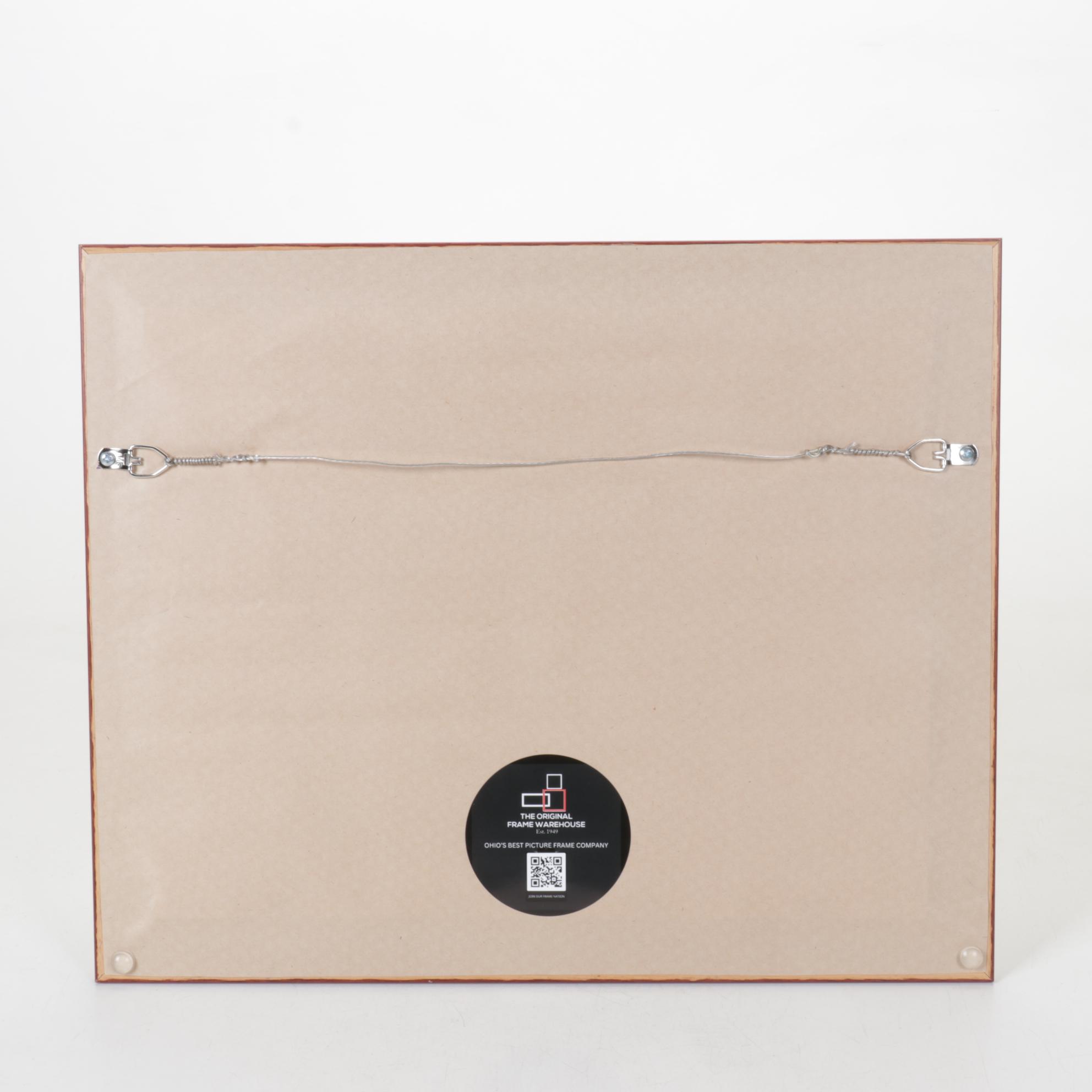 Charley Harper Ford Times Offset Lithograph "Gray-Crowned Rosy Finch", 1956