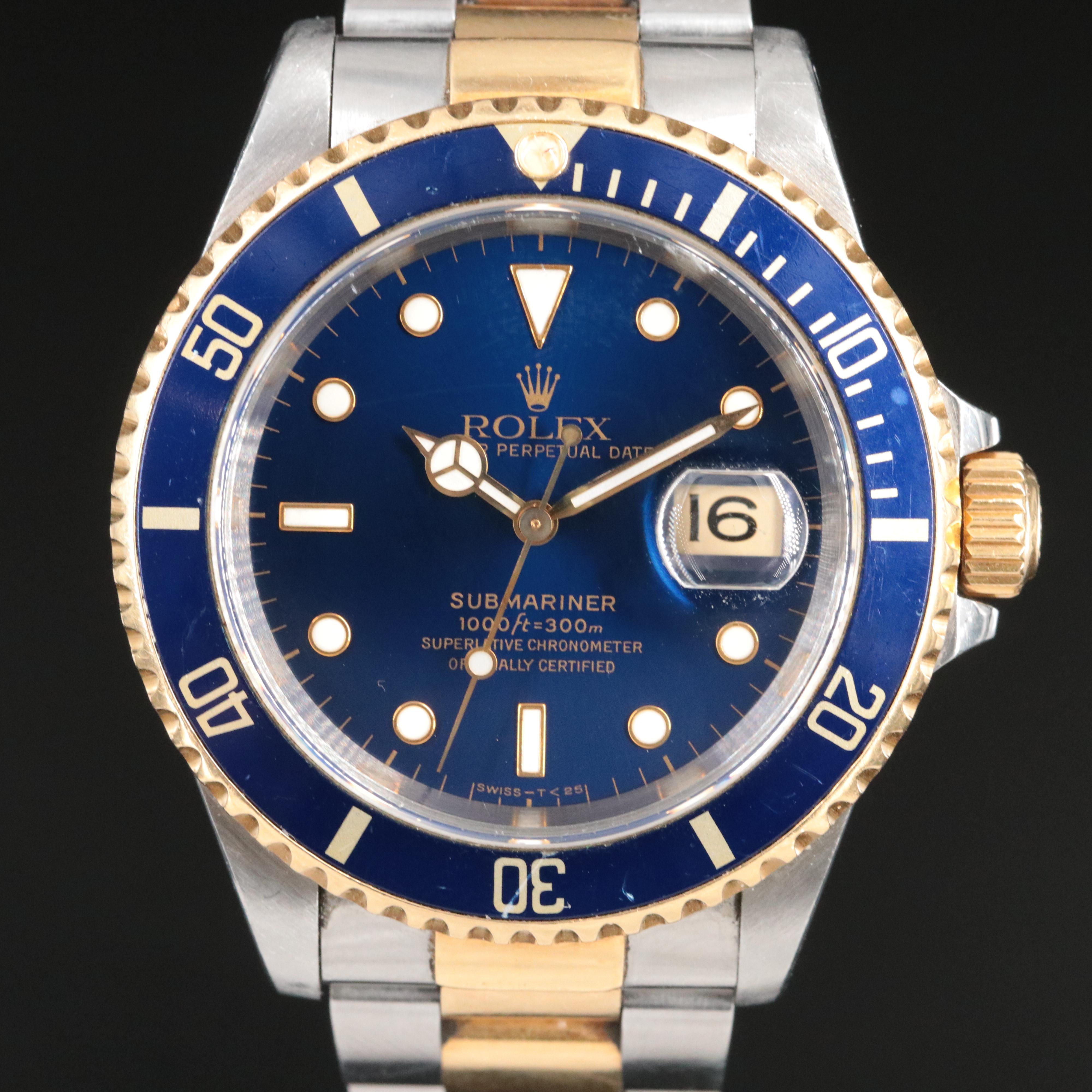1997-1998 Rolex Two Tone Submariner Watch