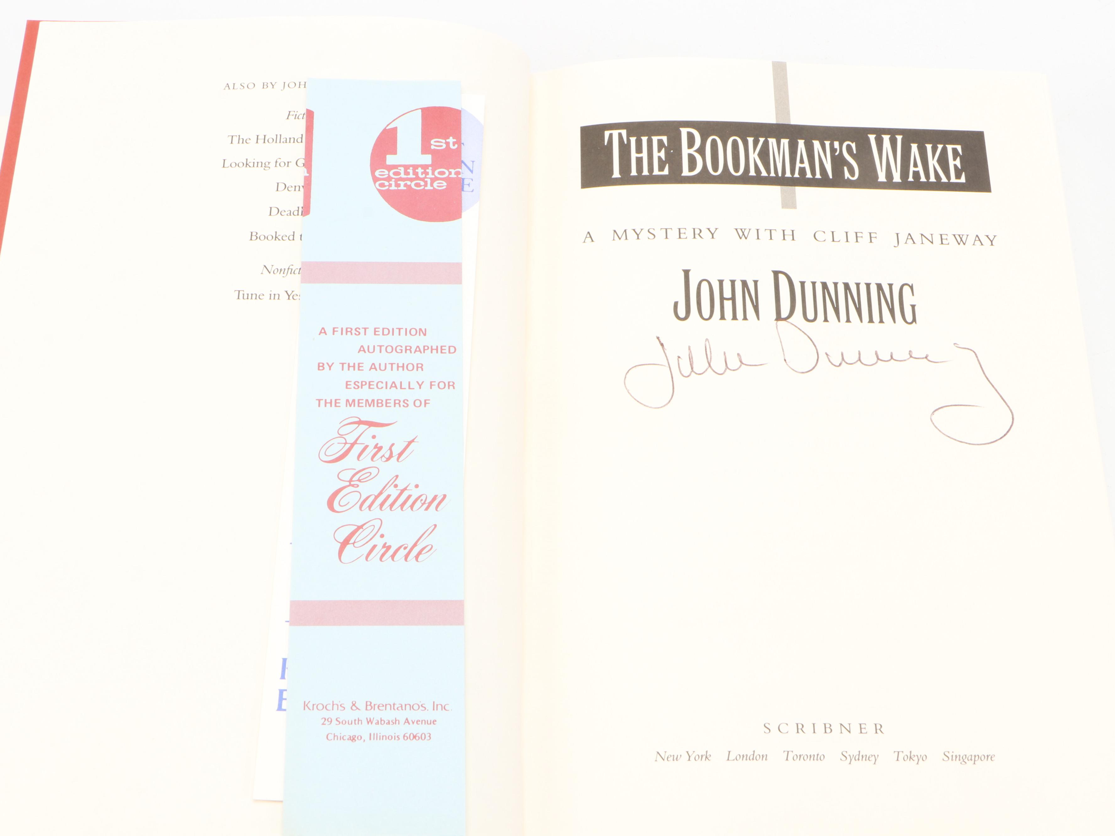 Signed First Edition "The Icarus Agenda" by Robert Ludlum and More Books