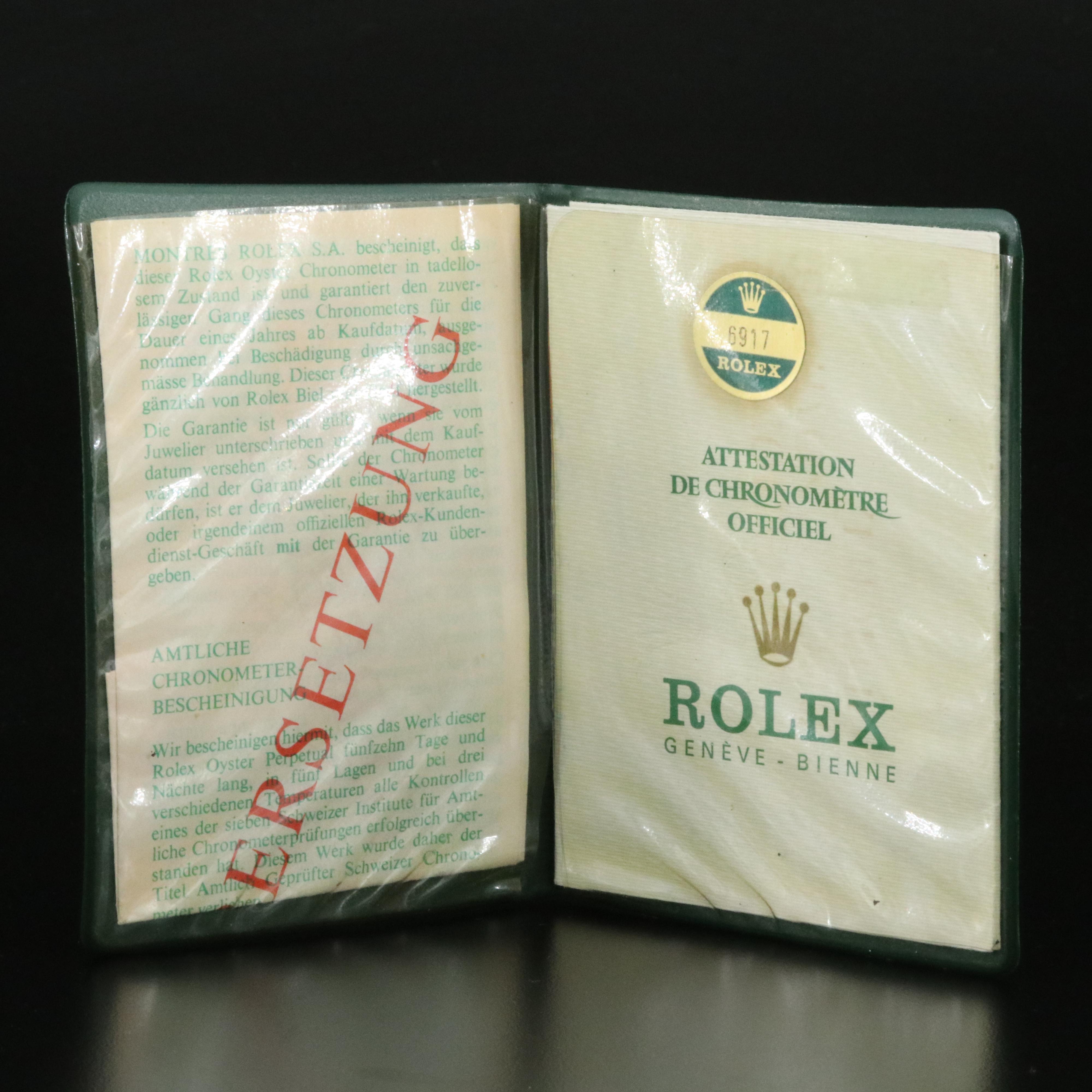 1977 Rolex 18K Lady Datejust President Band Watch