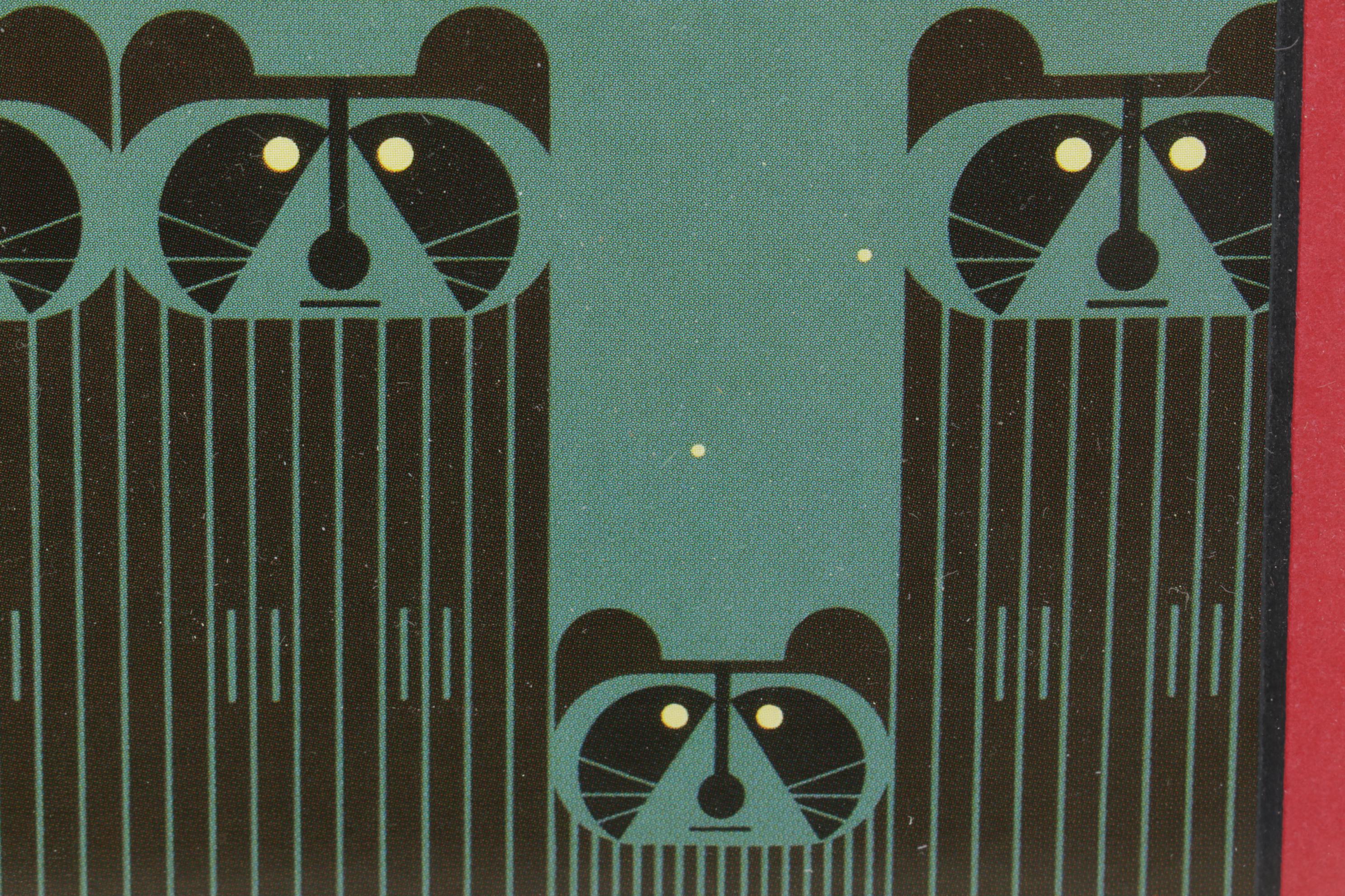 Charley Harper Offset Lithograph "Big Rac Attack"