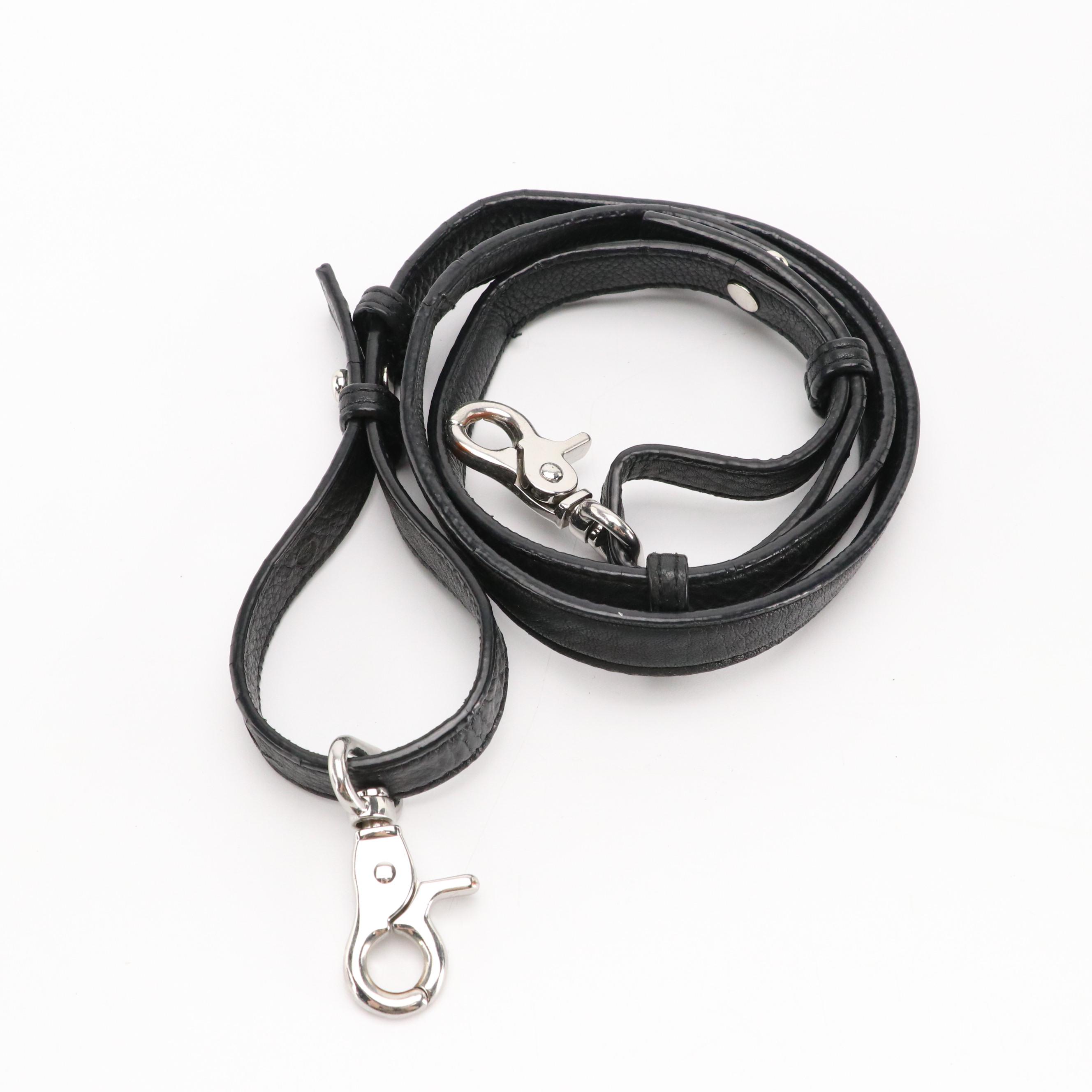 Tory Burch Mini Amanda Two-Way Satchel in Black Grained Leather