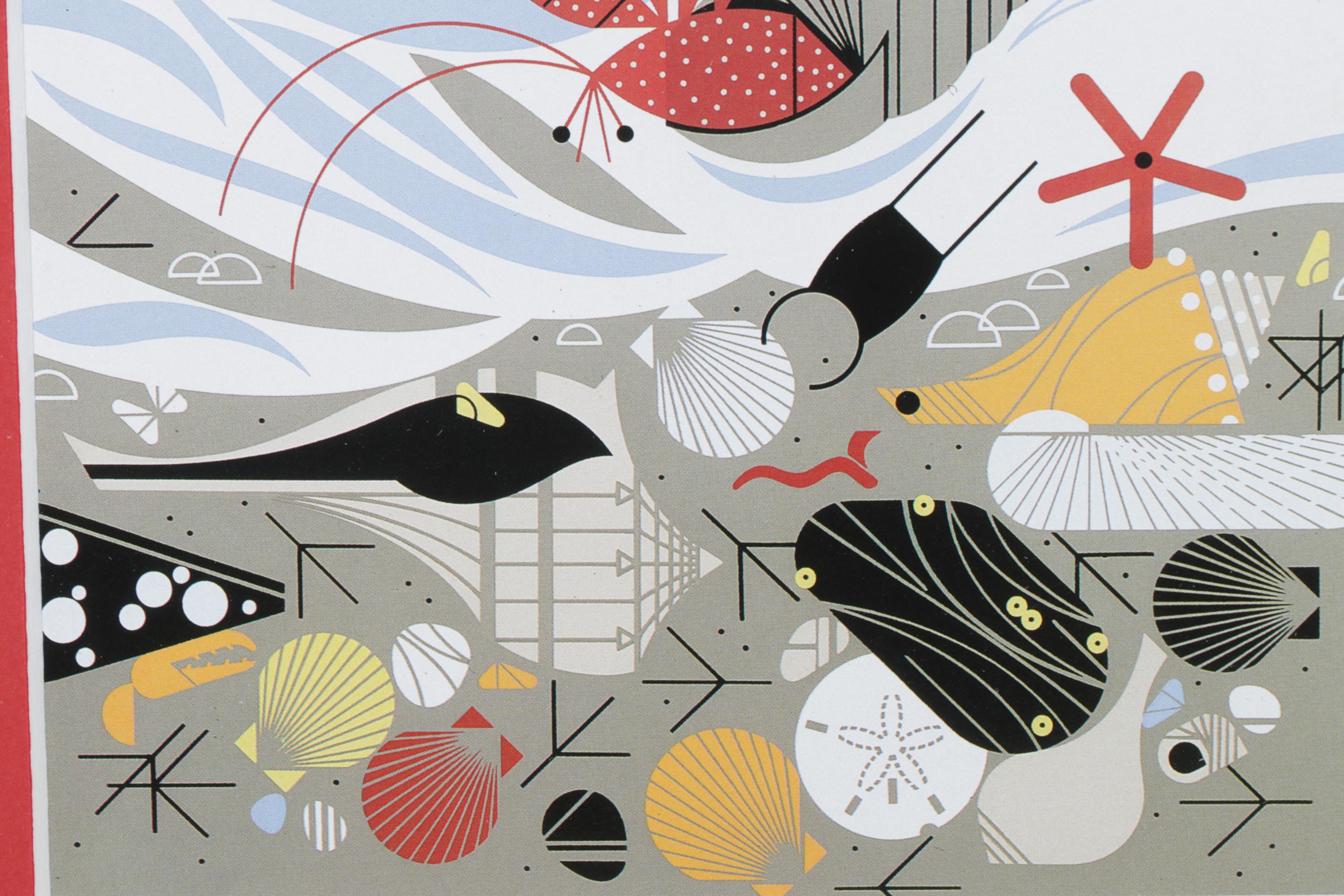 Charley Harper Offset Lithograph "Crabitat", 1987