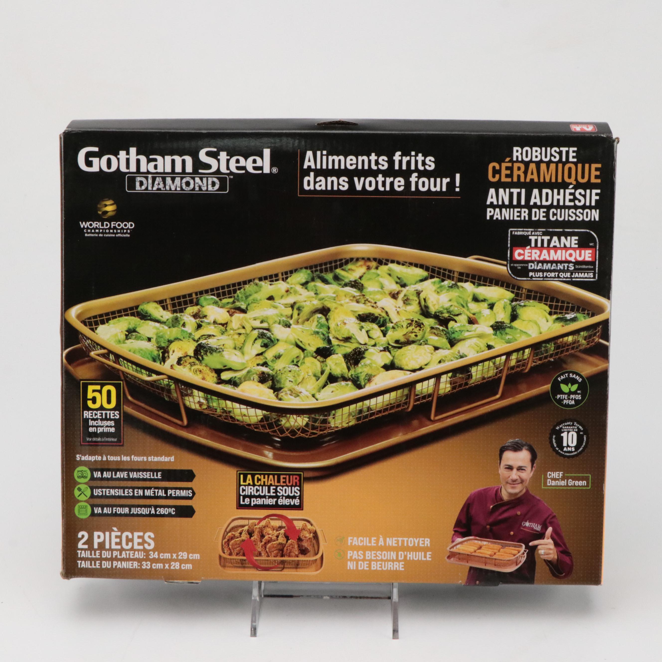 Gotham Steel Diamond Nonstick Crisper, Salton Egg Bite Maker, and More