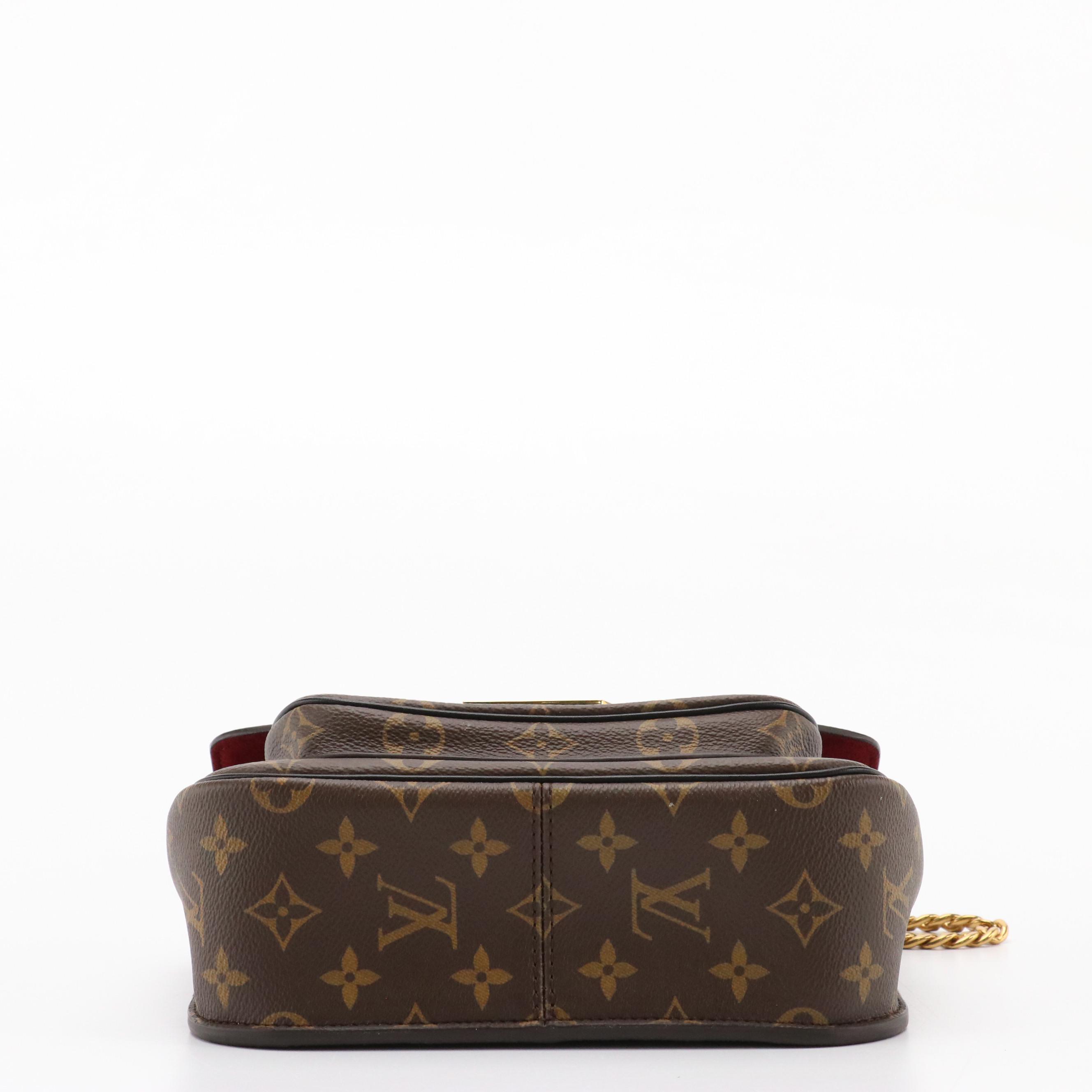 Louis Vuitton Passy Shoulder Bag in Monogram Canvas and Leather with Box