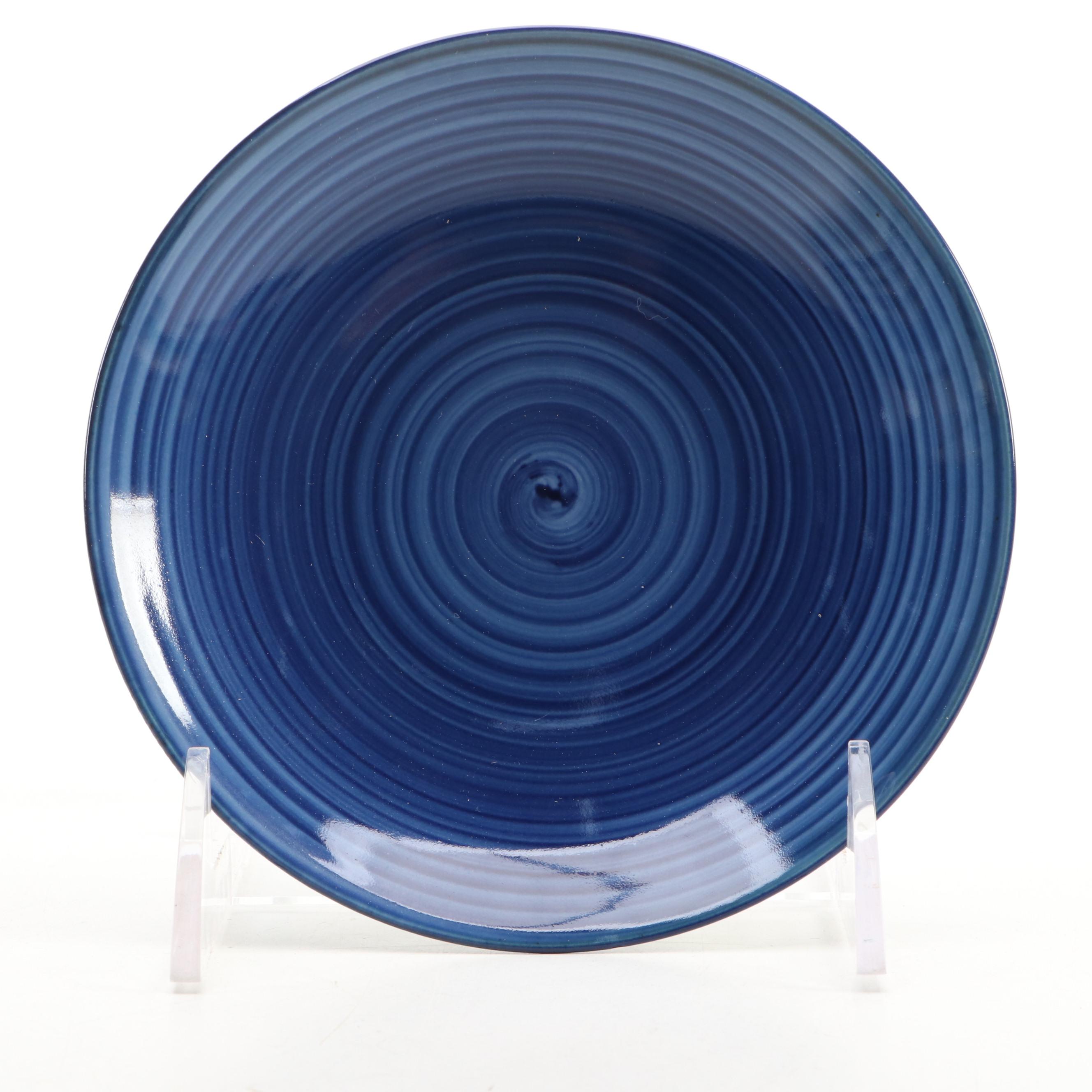 Japanese Arita Porcelain Plates with Wooden Crate