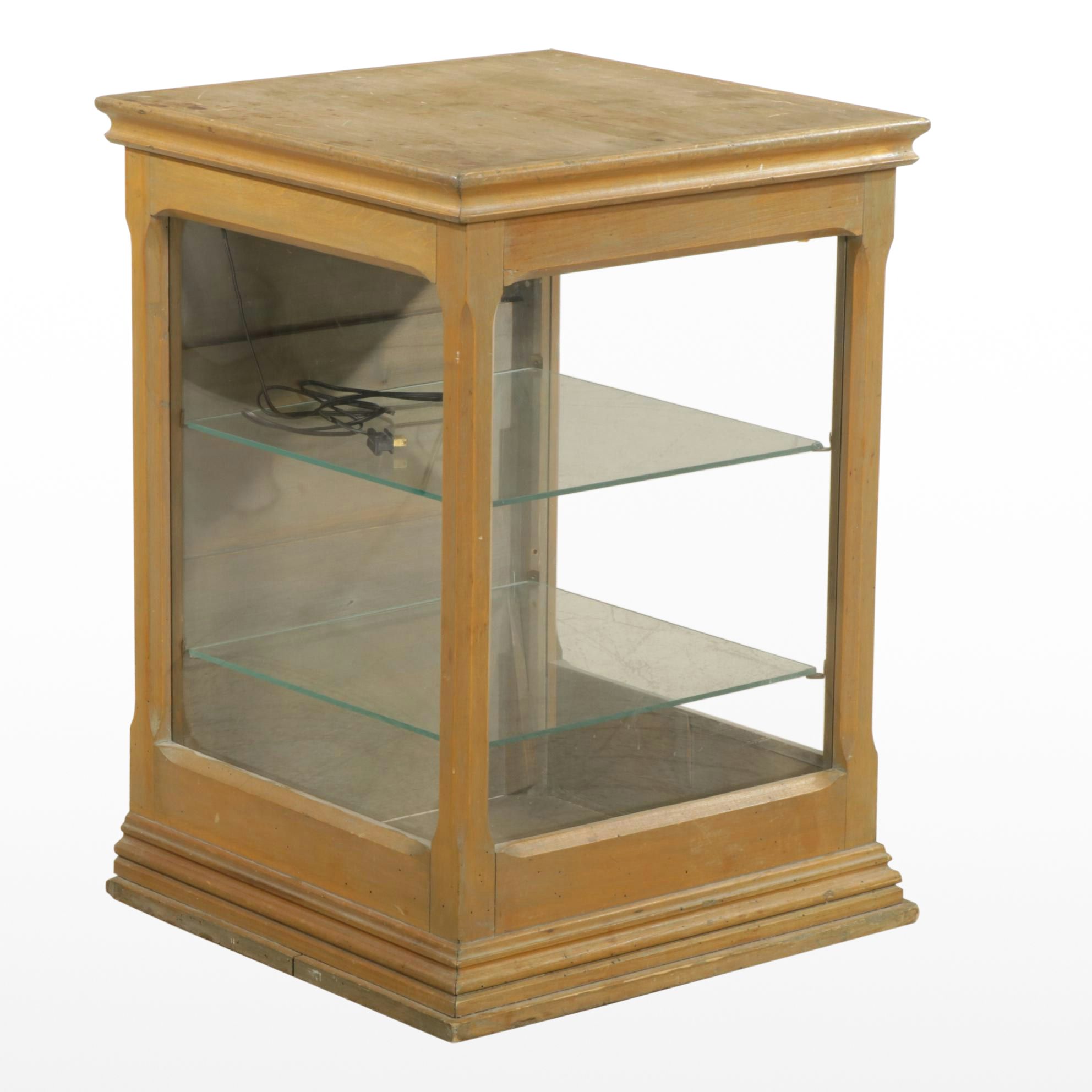 Counter Top Glass Display Case, Late 19th to Early 20th Century