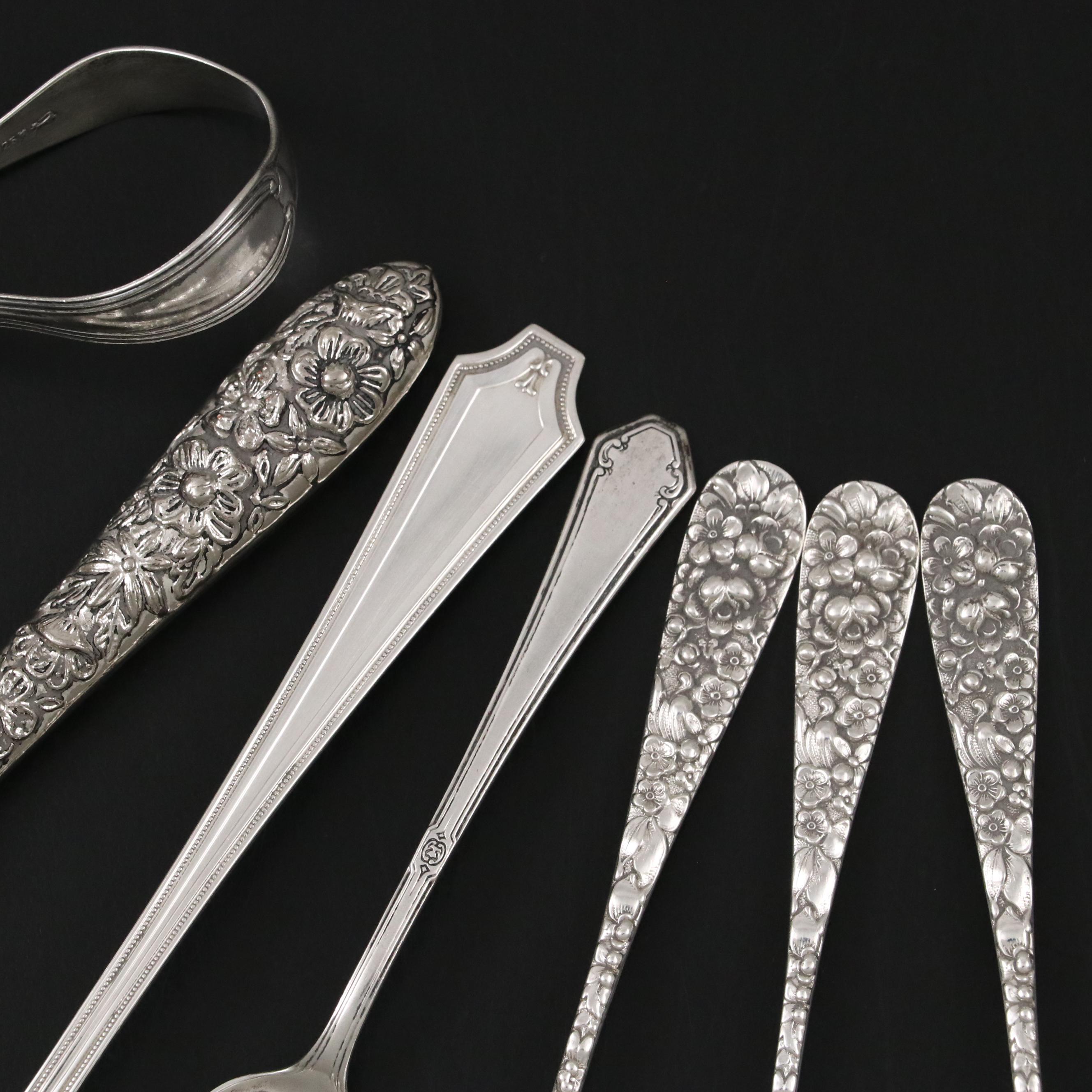 Gorham "King Albert" Sterling Spoon with Kirk Stieff Spoons and More Flatware