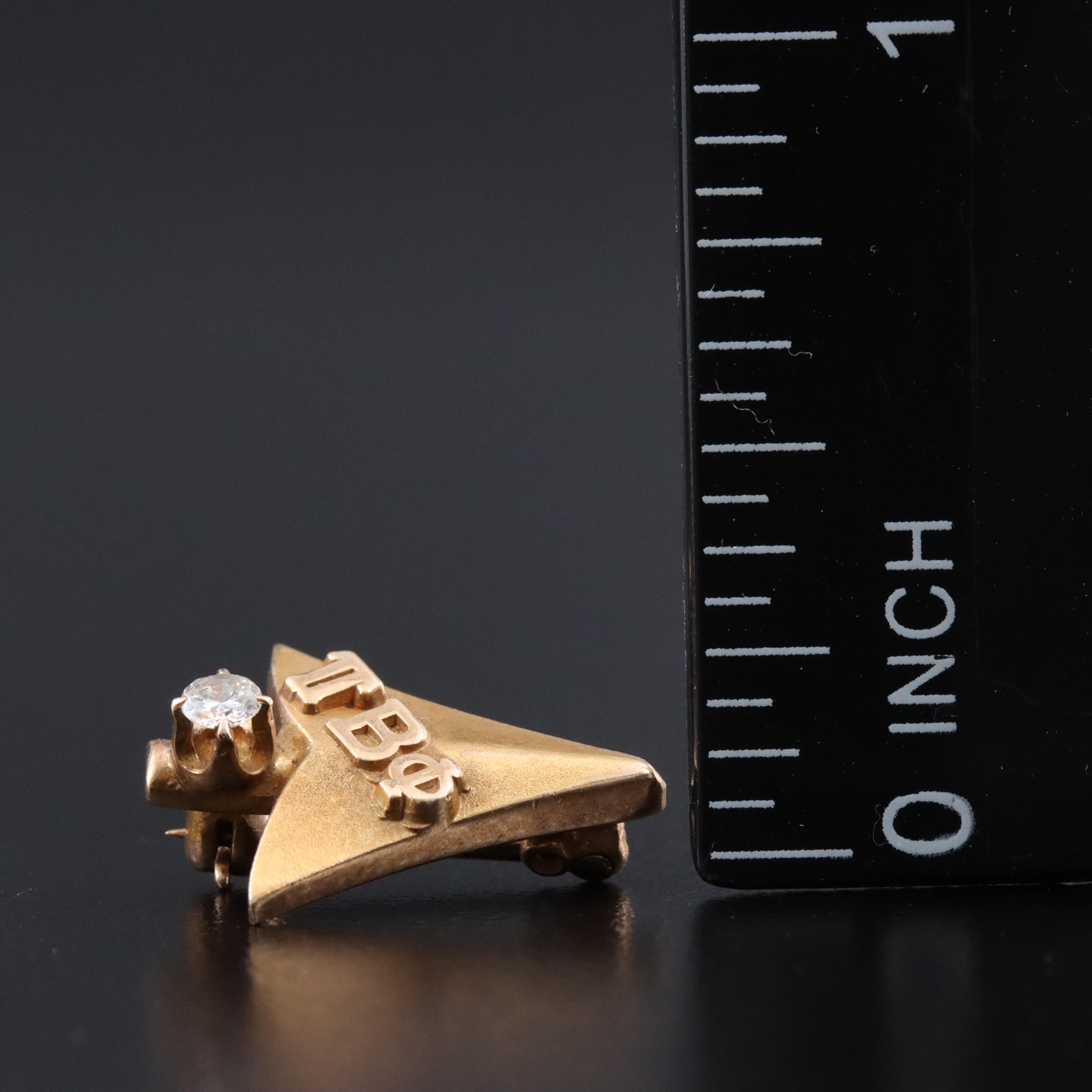 Vintage Fraternal 10K  Pi Beta Phi Pins