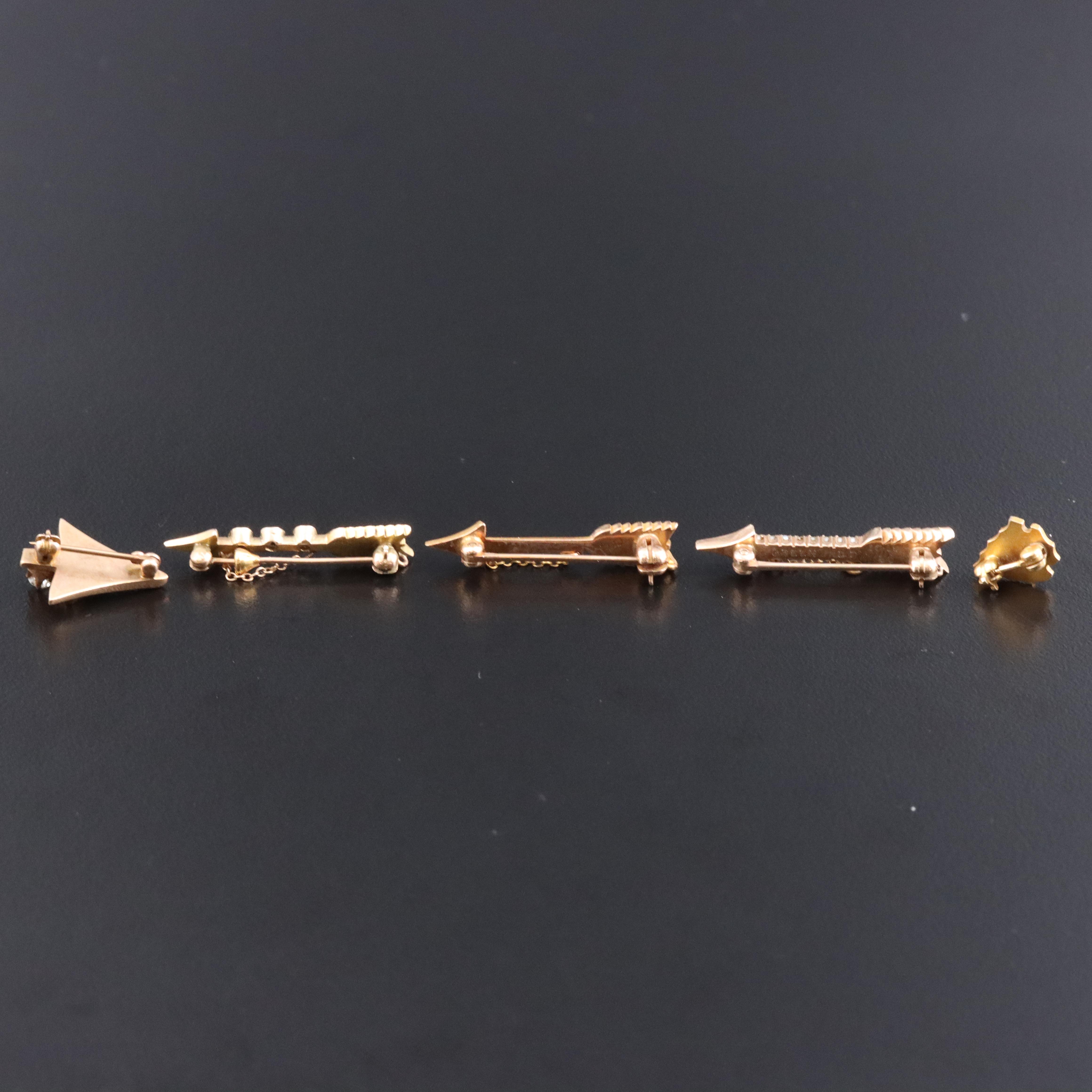 Vintage Fraternal 10K  Pi Beta Phi Pins