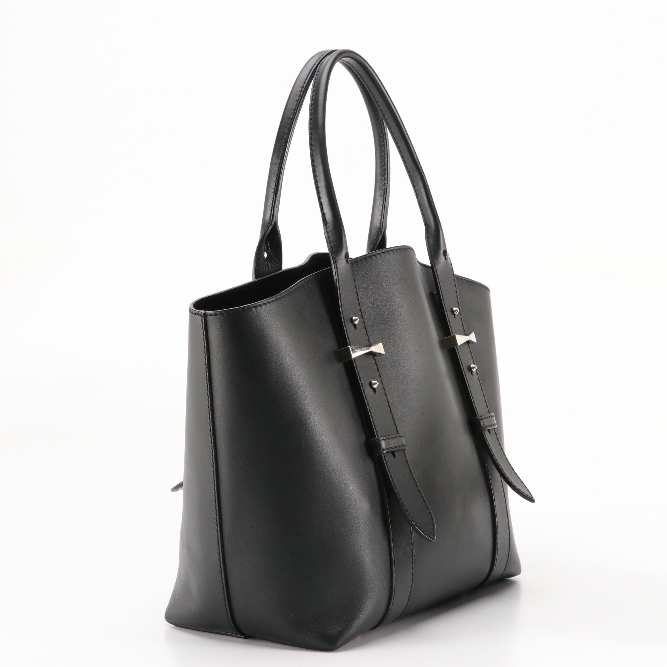 Alexander McQueen Medium Legend Tote and Zip Pouch in Soft Calfskin Leather