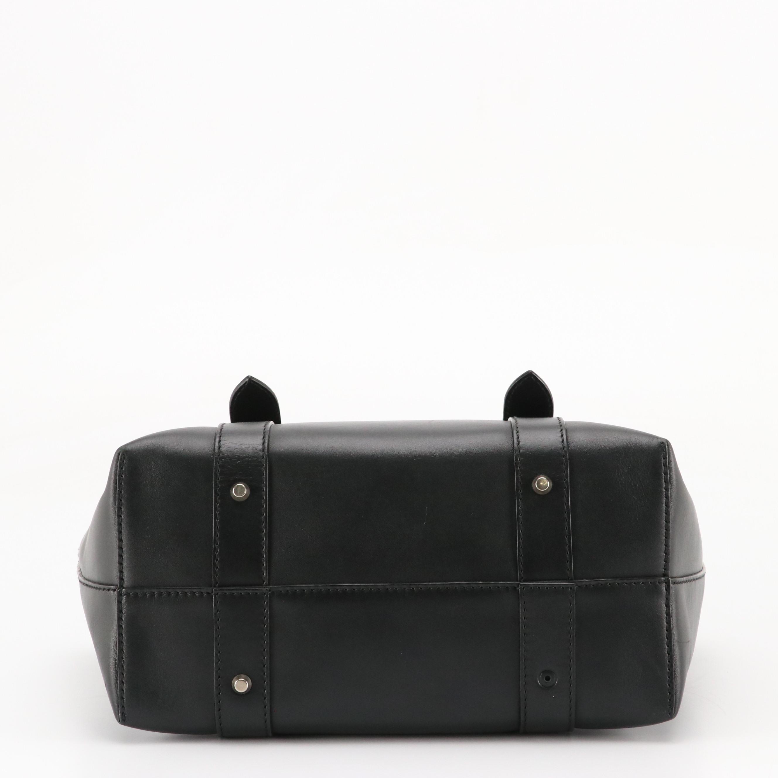 Alexander McQueen Medium Legend Tote and Zip Pouch in Soft Calfskin Leather