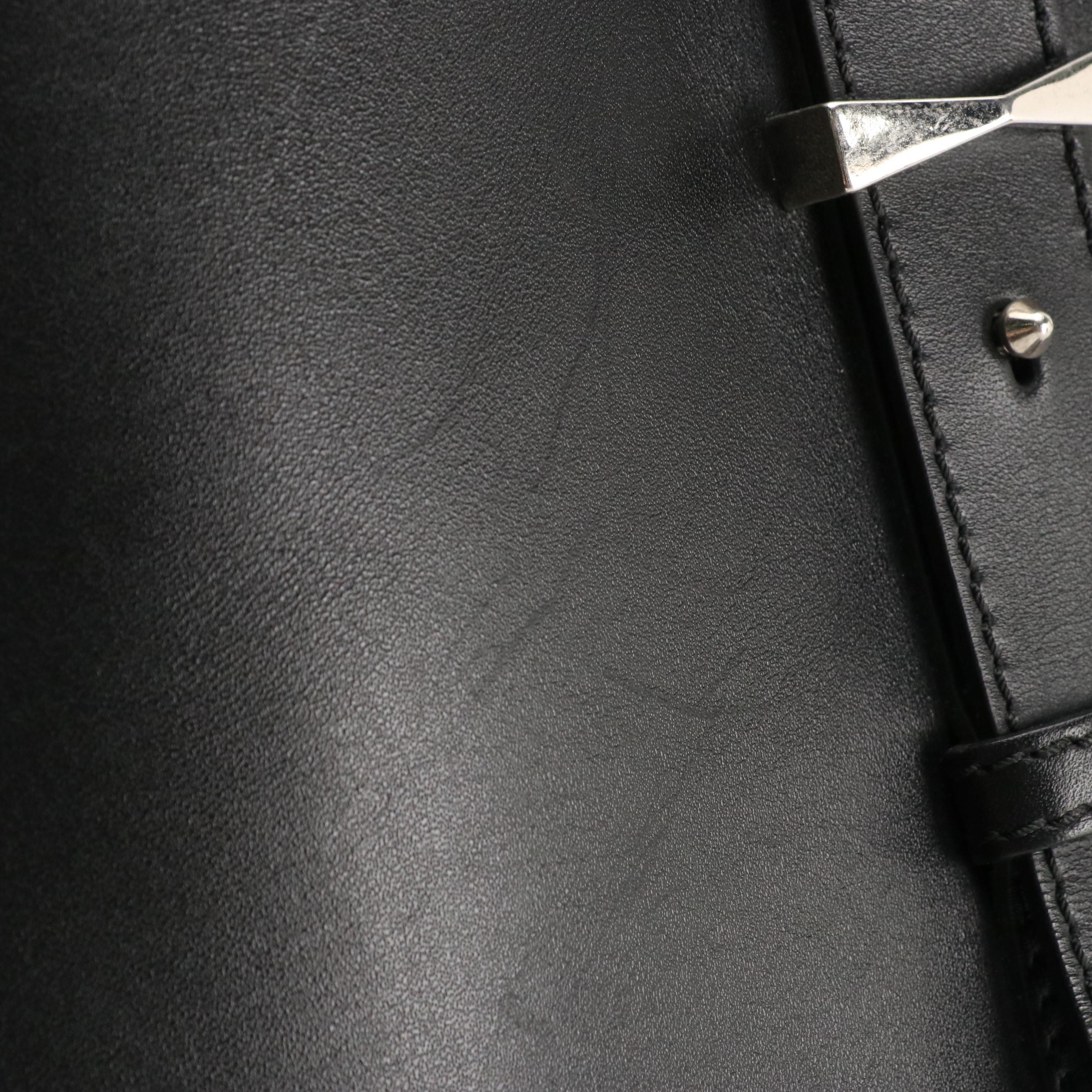 Alexander McQueen Medium Legend Tote and Zip Pouch in Soft Calfskin Leather