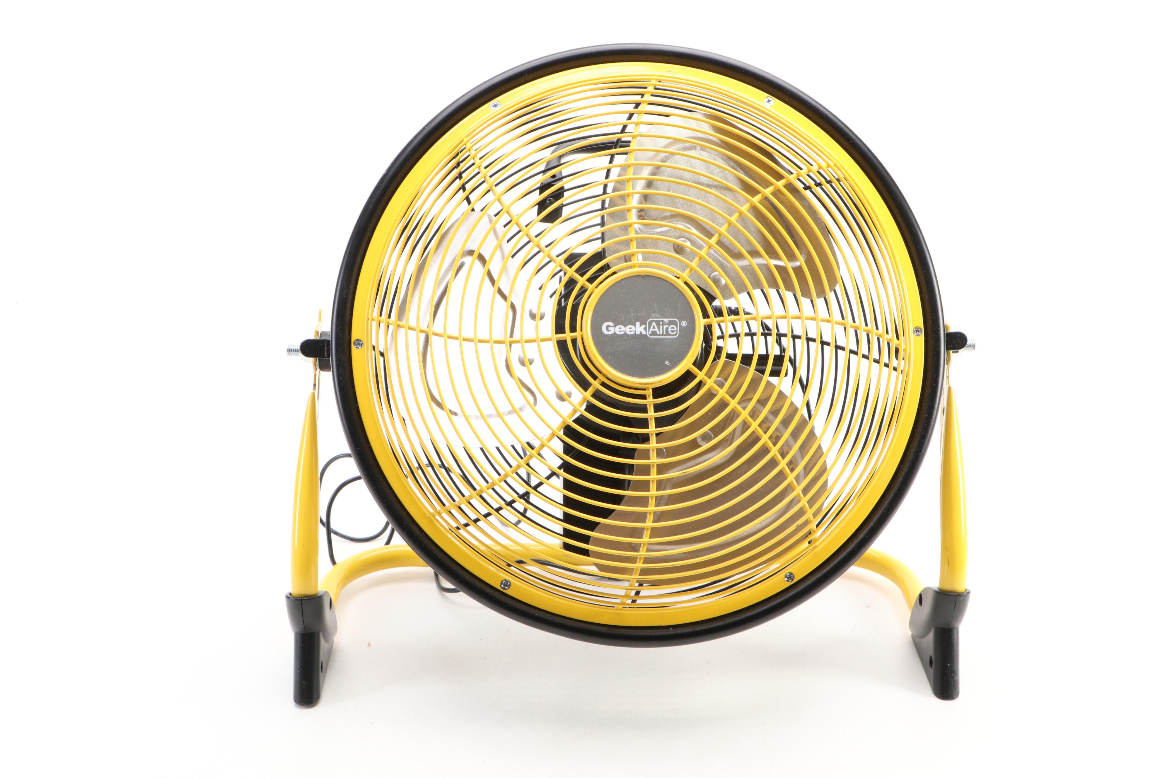 Three Geek Aire Portable Electric Table Fans
