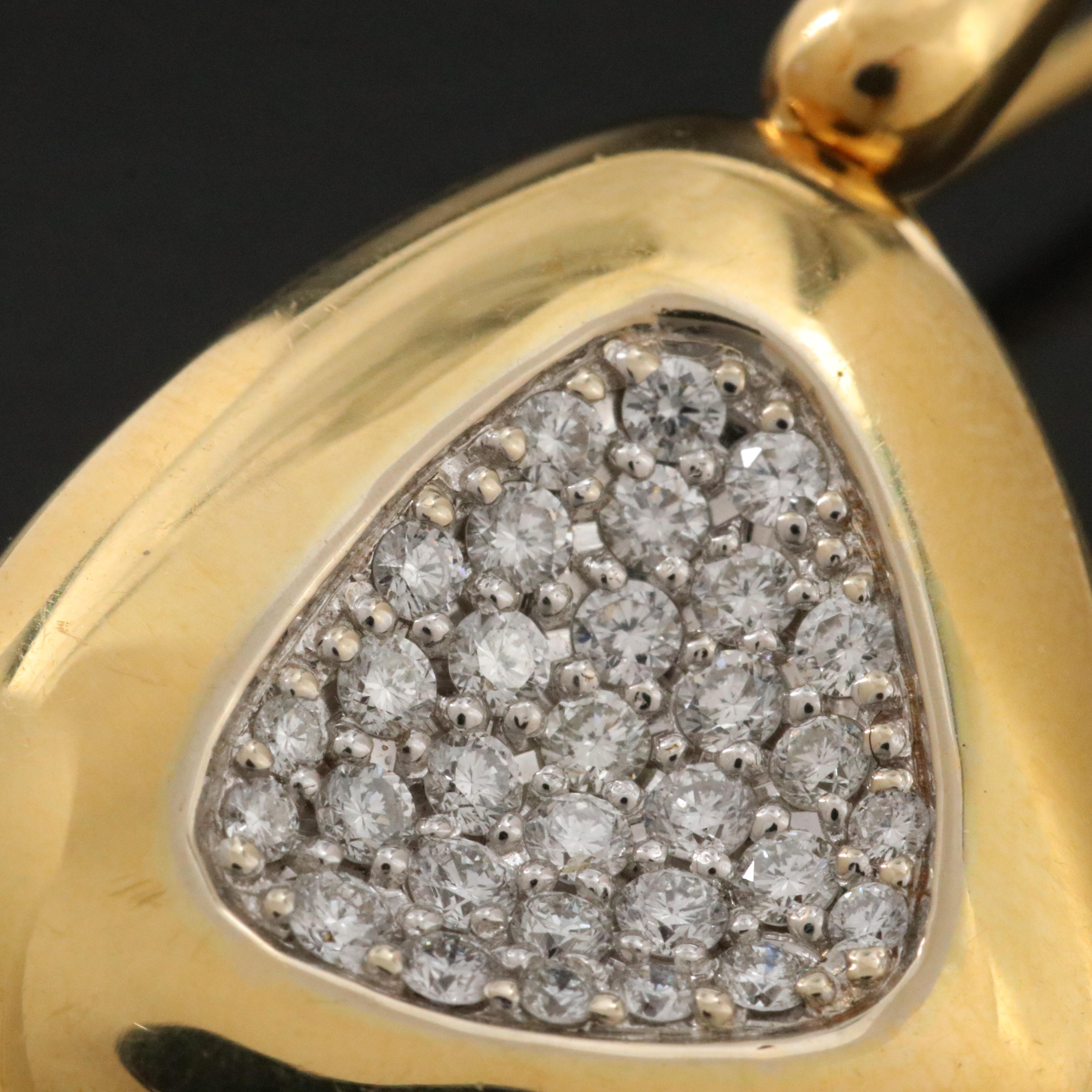 Roberto Coin Capri Plus 18K 0.97 CTW Diamond Pavé Earrings