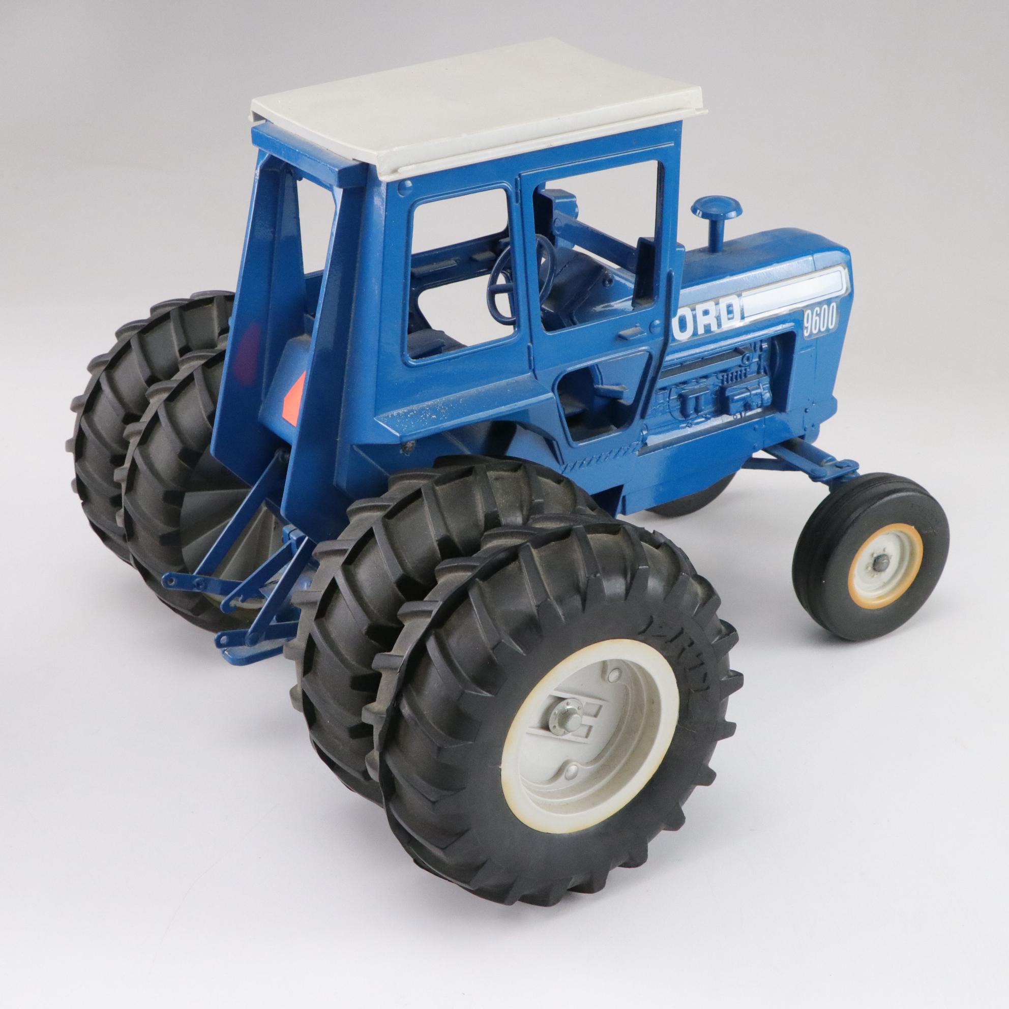 ERTL Ford 9600 Diecast Metal Tractor with Two Allis-Chalmers 7050 Tractors