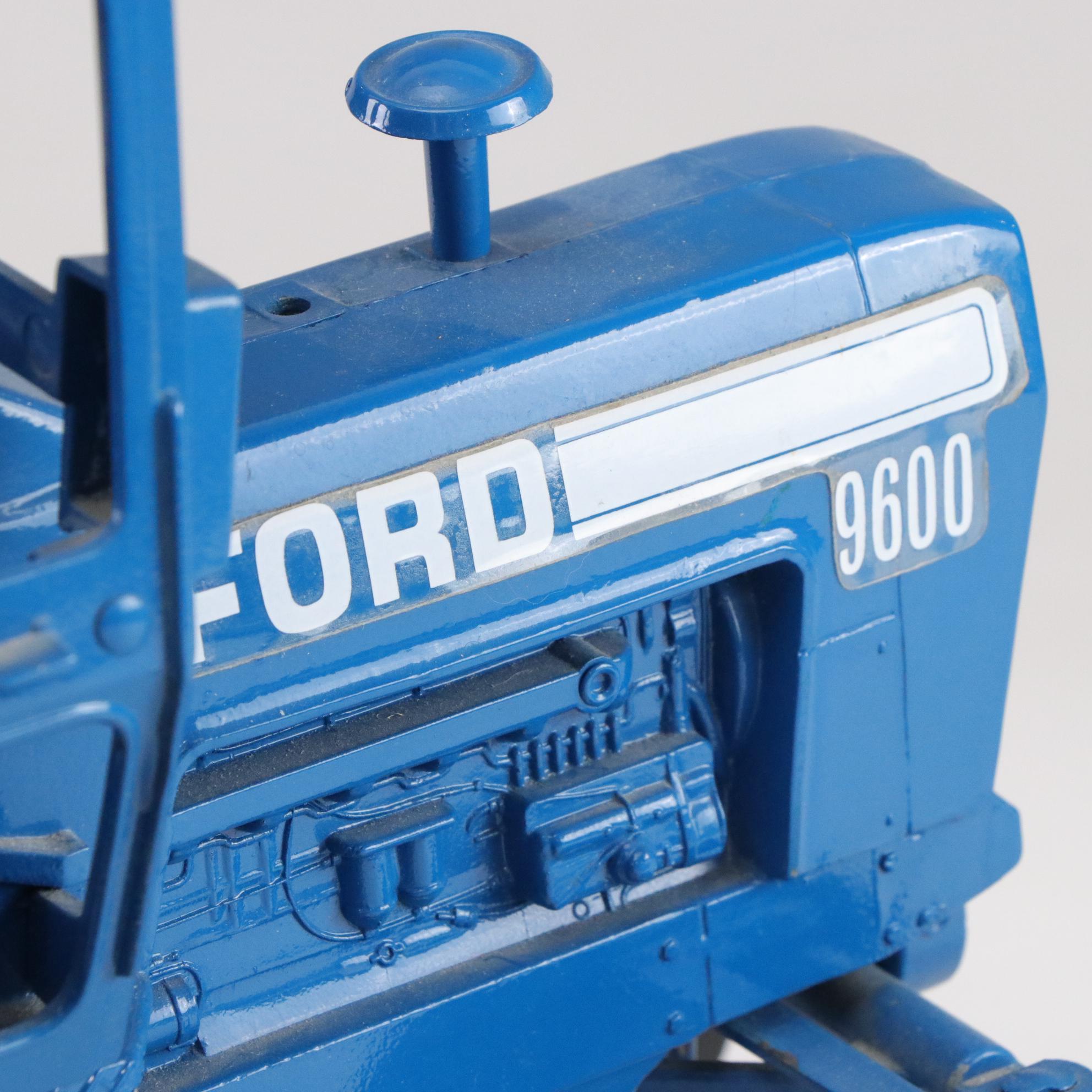 ERTL Ford 9600 Diecast Metal Tractor with Two Allis-Chalmers 7050 Tractors