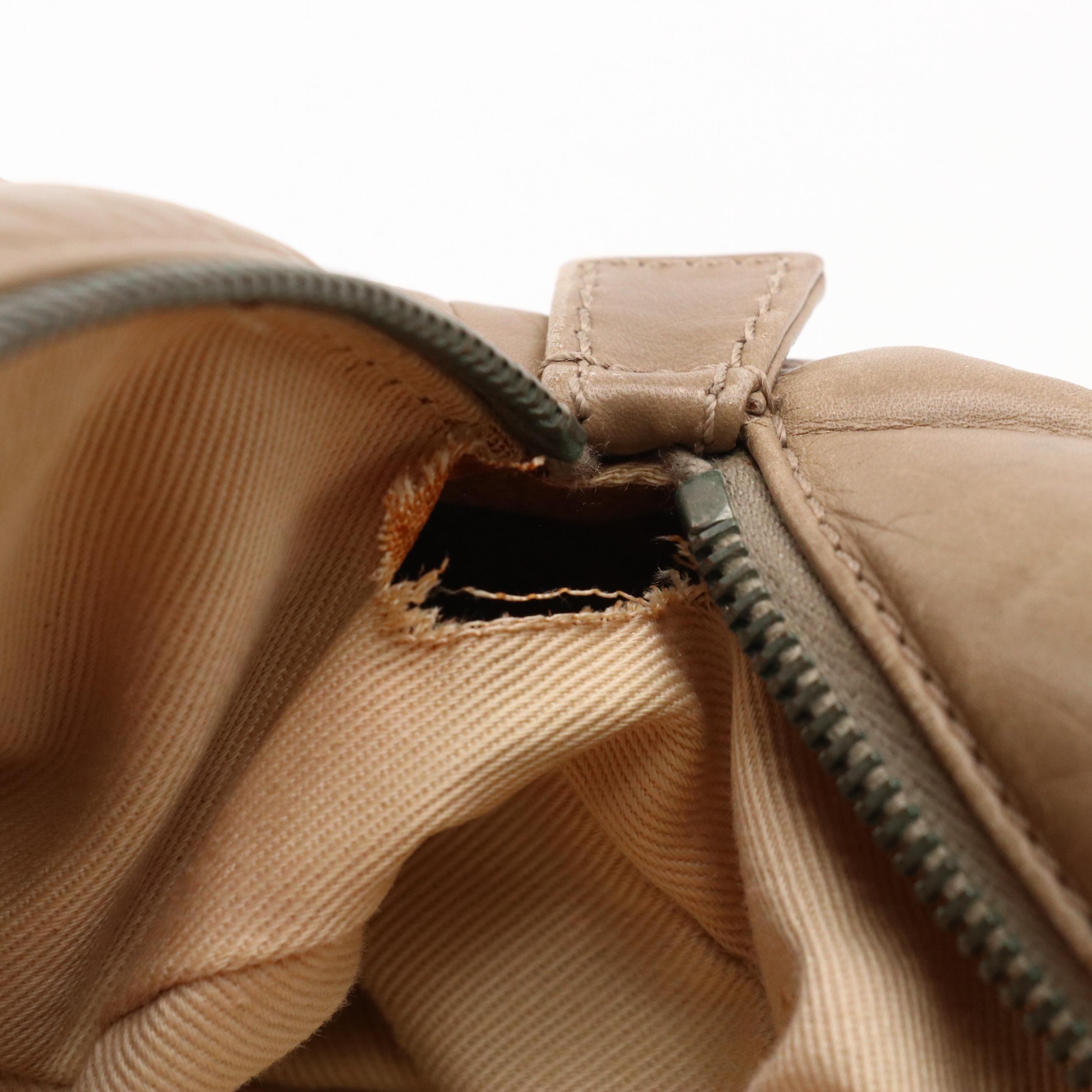 Chanel Lady Braid Bowler Bag in Brown Quilted Lambskin Leather