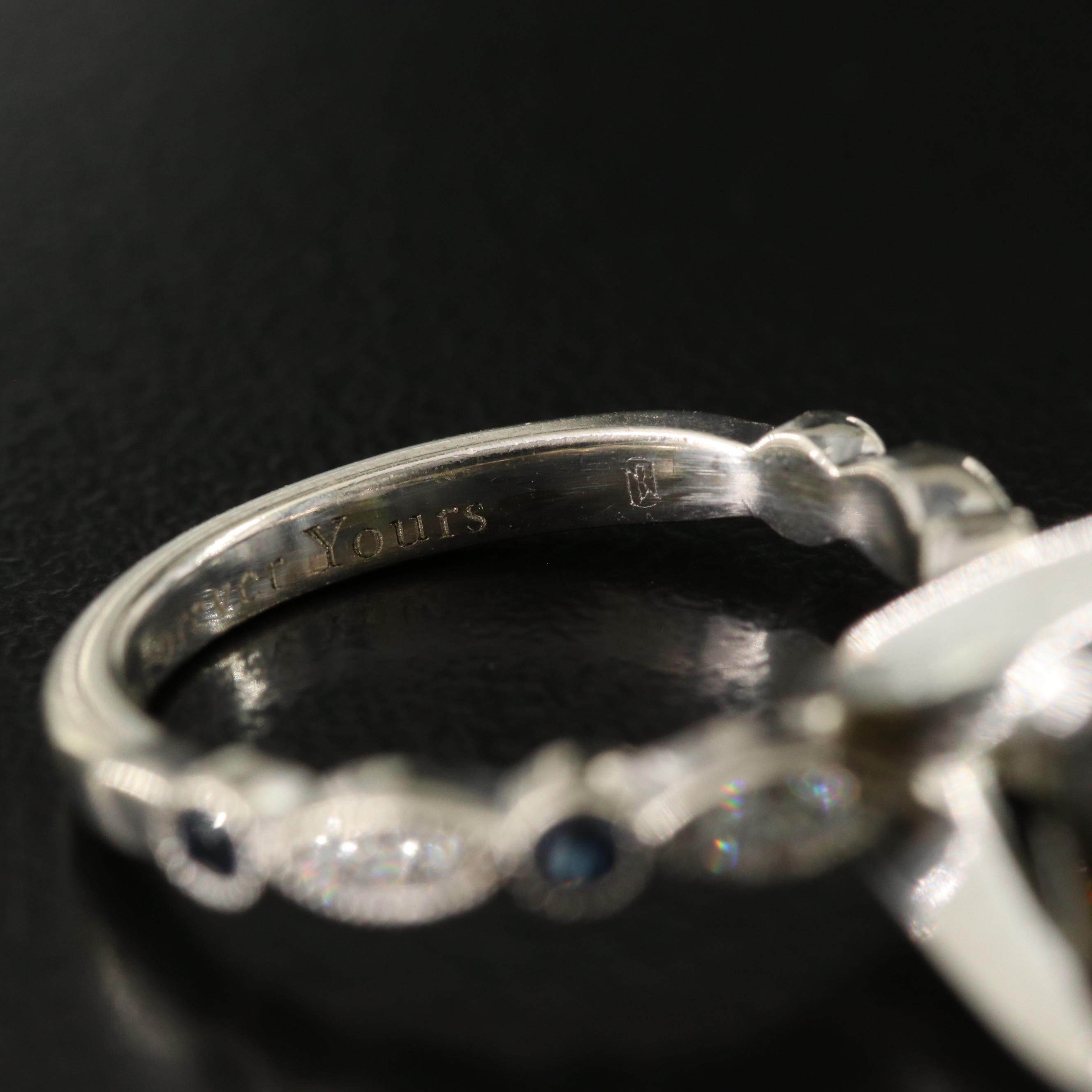 14K 4.15 CT Alexandrite and Diamond Ring with Platinum Accent and GIA Report