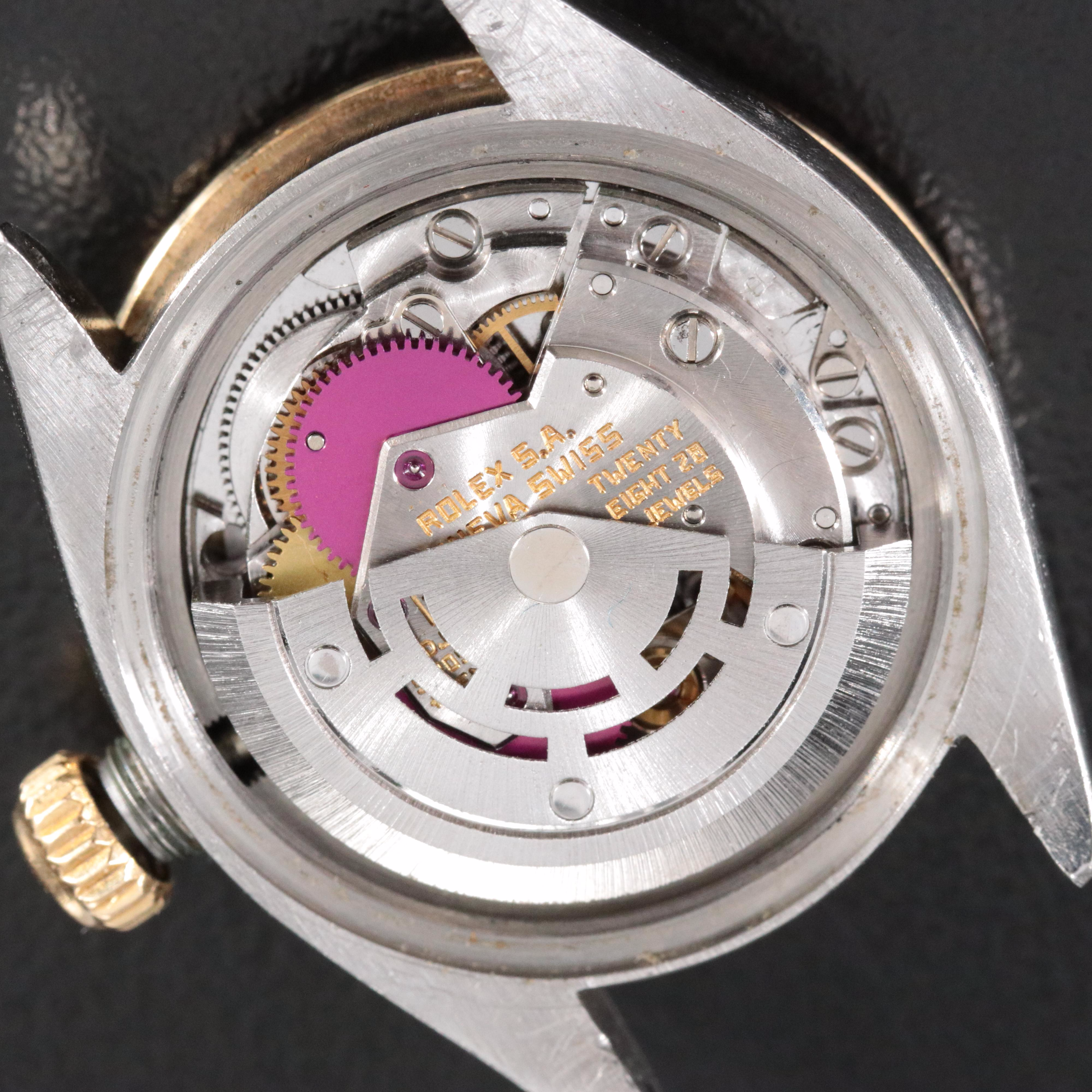 Rolex Datejust 6917 Custom Diamond Dial & Bezel 26mm 18K & Steel Watch