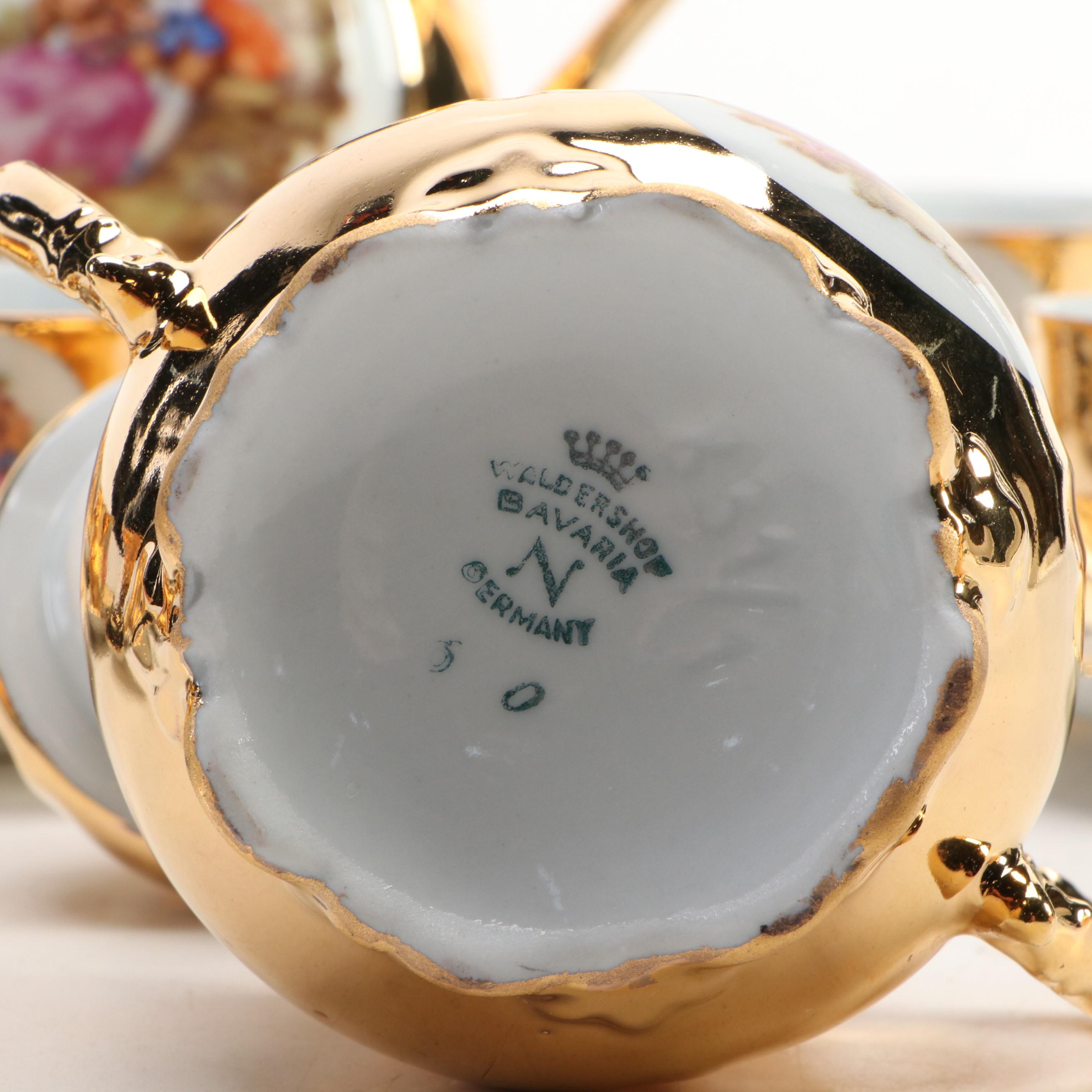 Waldershof Porcelain Coffee Set with More