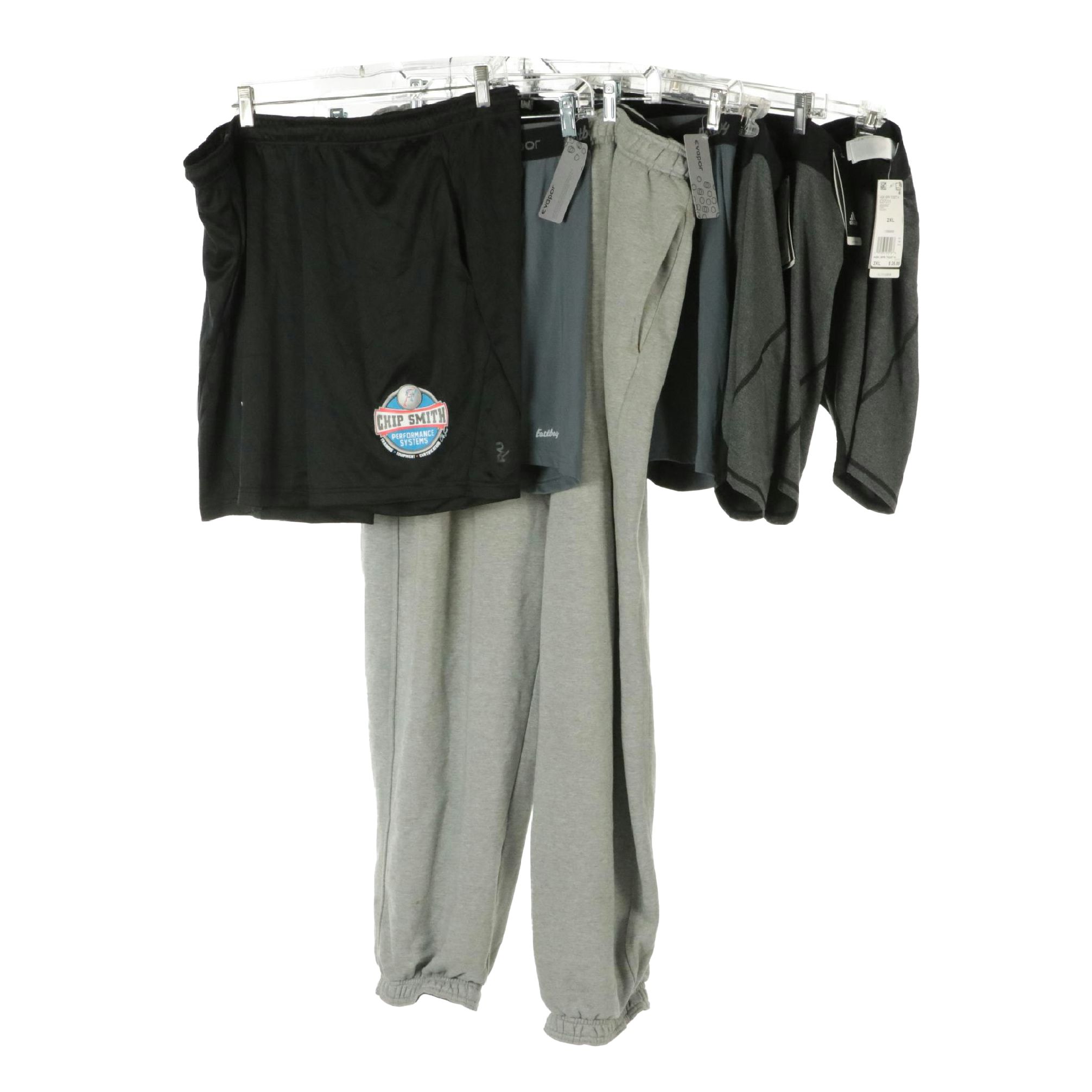 Men's Adidas Chip Smith Performance Systems Logo Shorts and Sweatpants with More