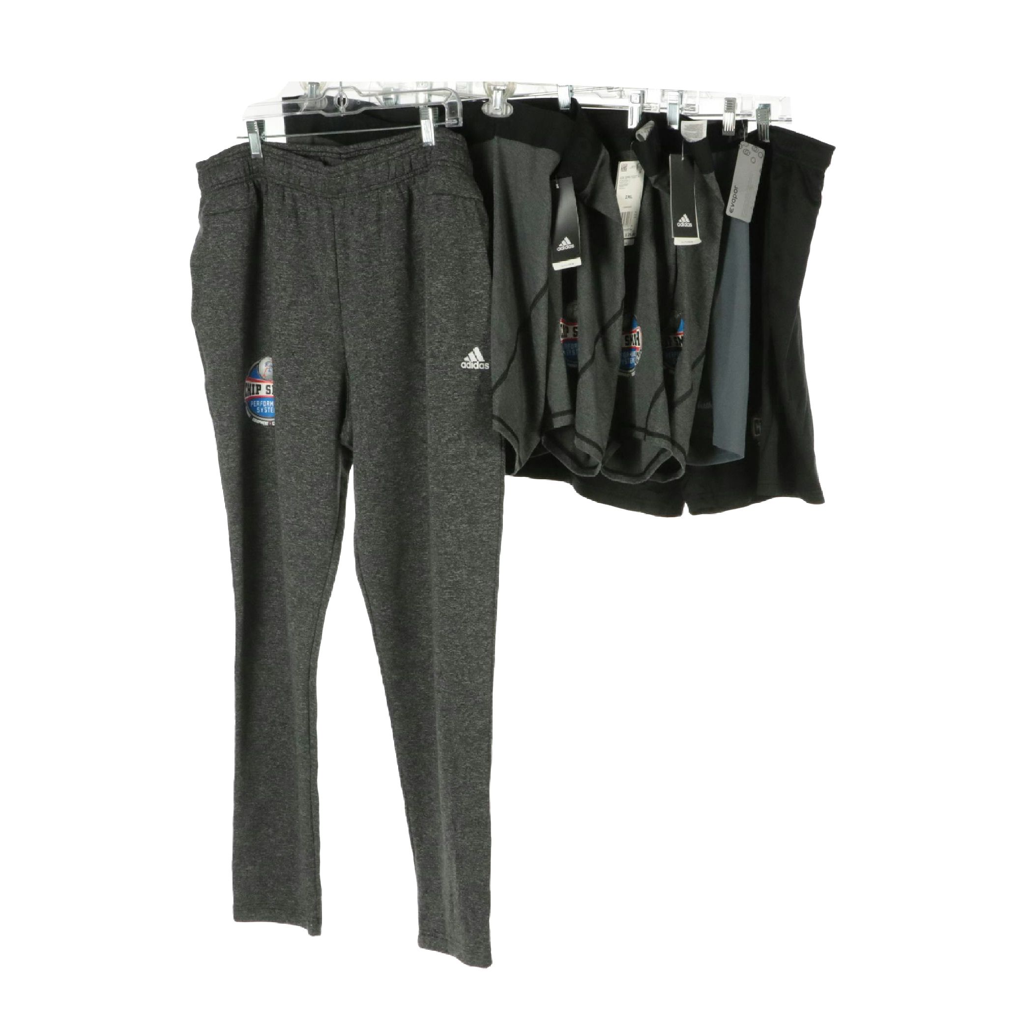 Men's Adidas Chip Smith Performance Systems Logo Shorts and Sweatpants with More