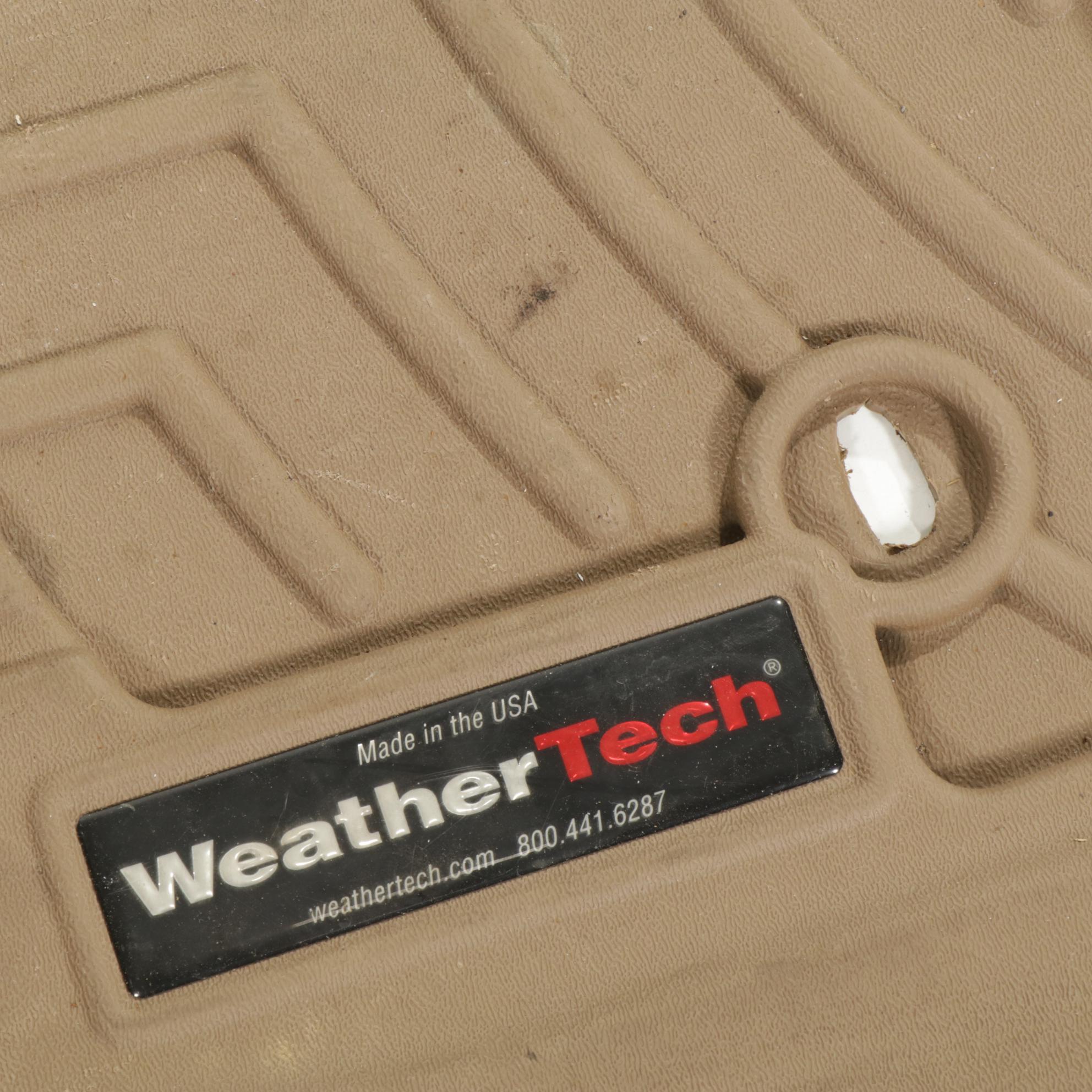 WeatherTech Tan Floor Liners for 2003 VW Touareg or Porsche Cayenne