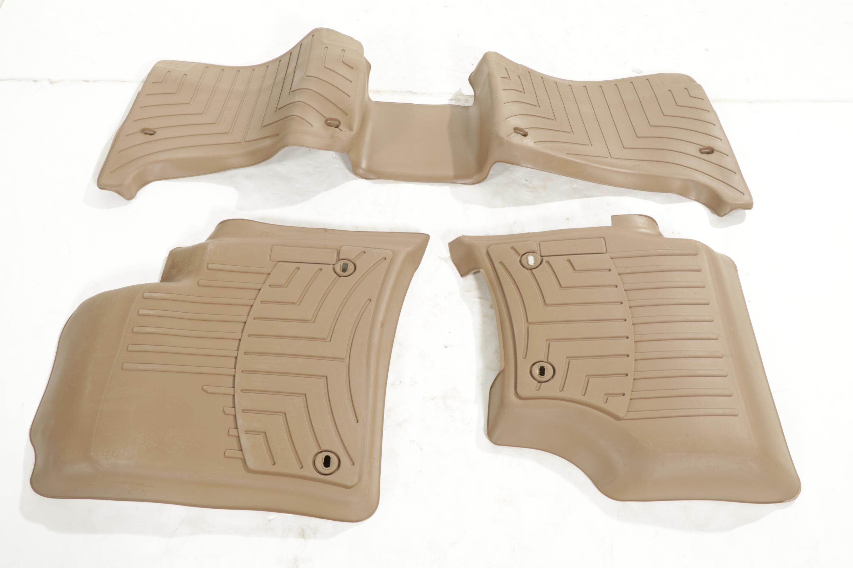 WeatherTech Tan Floor Liners for 2003 VW Touareg or Porsche Cayenne