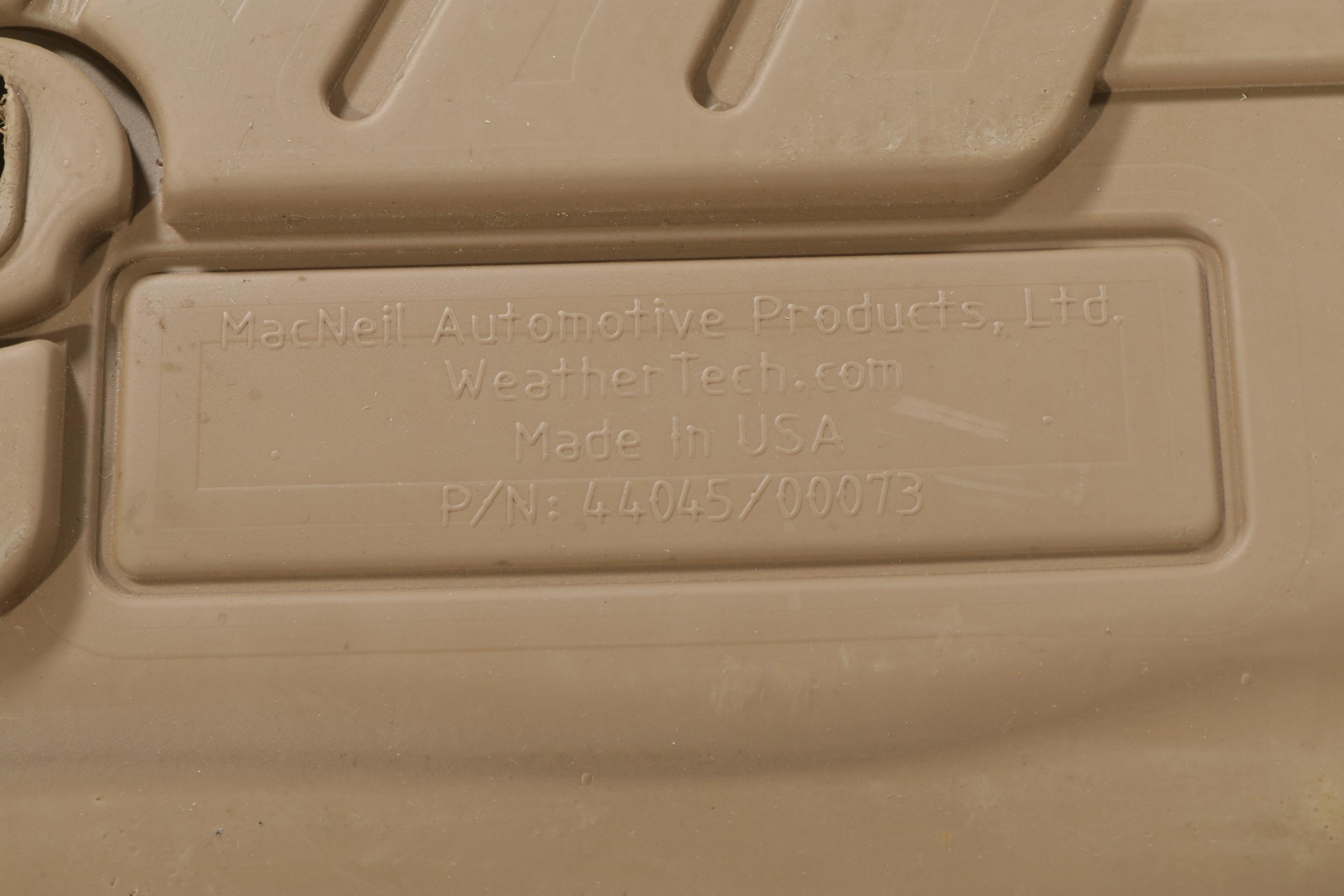 WeatherTech Tan Floor Liners for 2003 VW Touareg or Porsche Cayenne