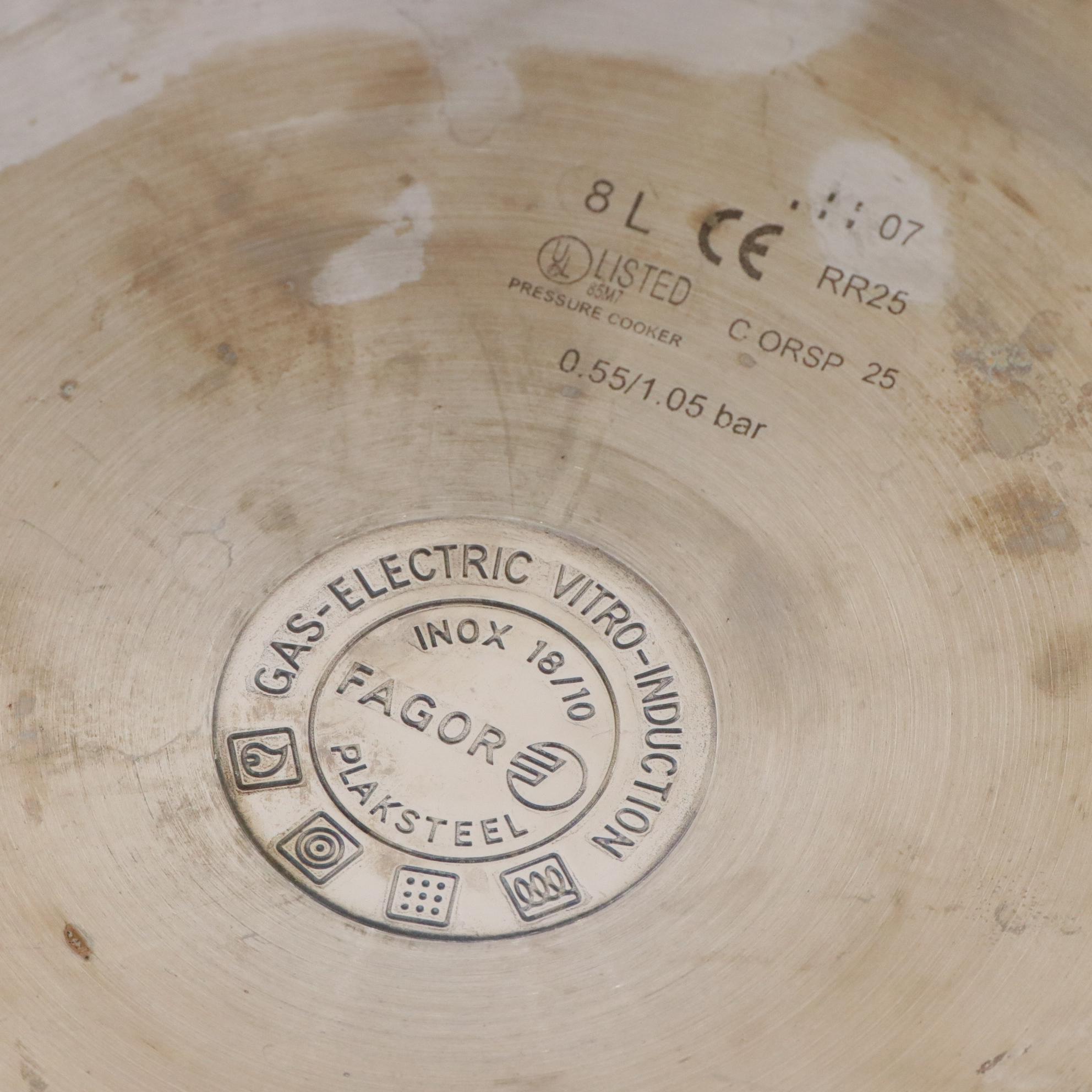 Fagor "Duo" Stainless Steel Pressure Cooker Set