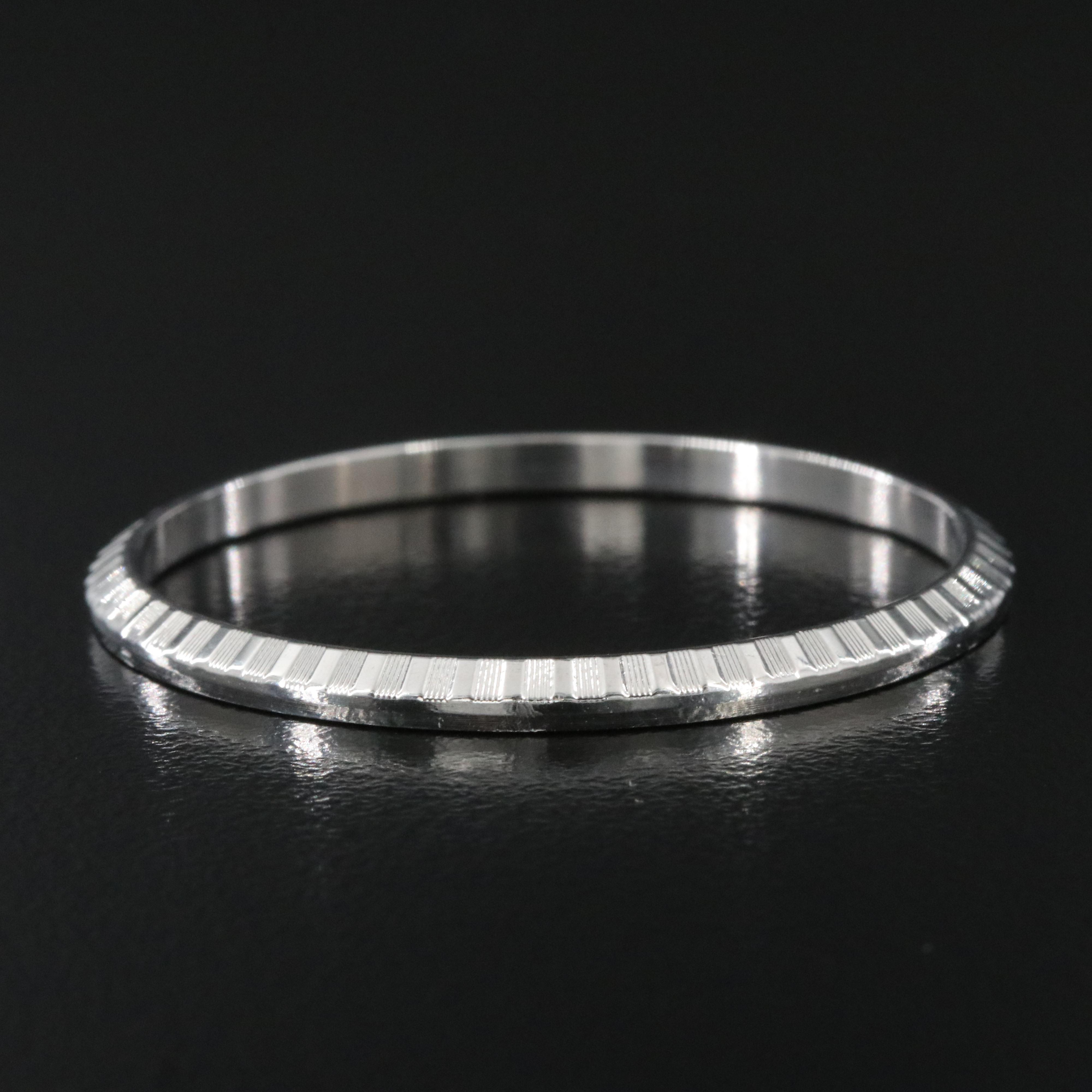 Rolex Engine Turned Bezel for 36mm Datejust