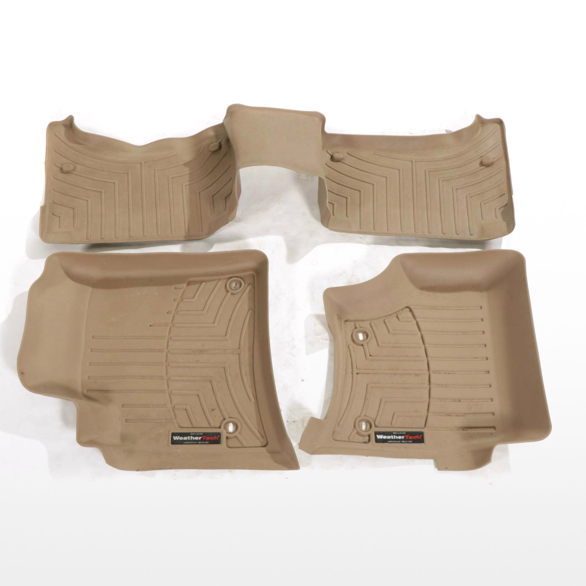 WeatherTech Tan Floor Liners for 2003 VW Touareg or Porsche Cayenne