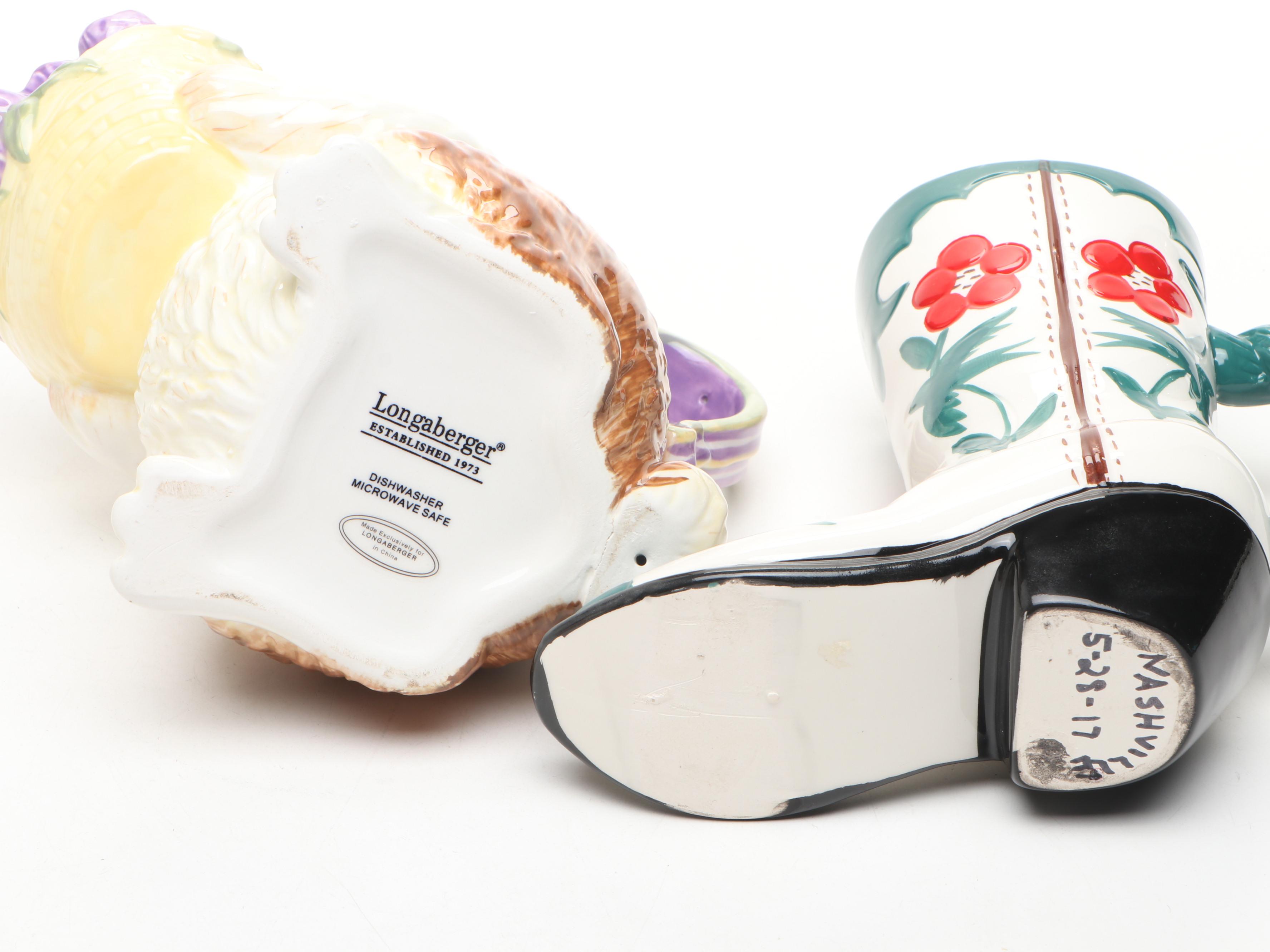 Ceramic rabbit and Cat Form Teapots with More